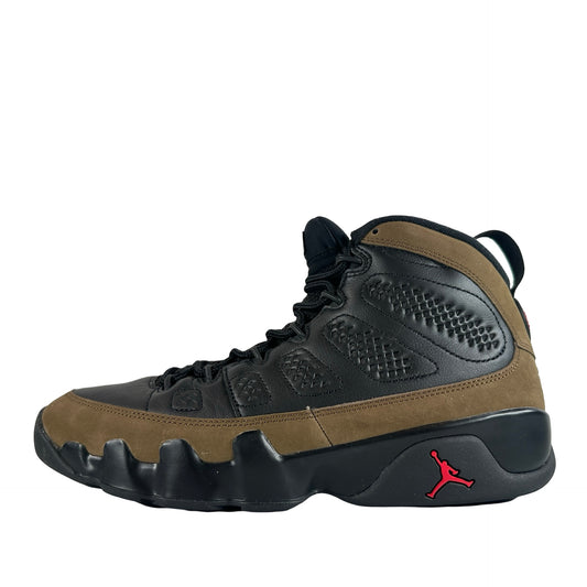 HV4794 030 Air Jordan 9 Retro Olive (2024) [USED] - 9.5 M (Used) (No Box)