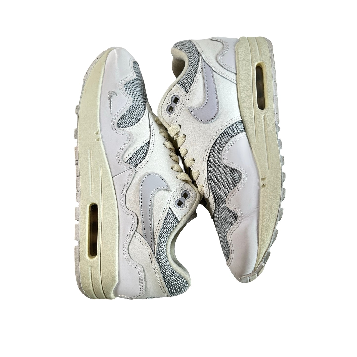 DQ0299 100 Nike Air Max 1 Patta Waves White [USED] - 5.5 M (Used)