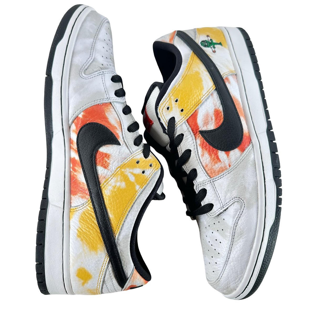 BQ6832 101 Nike SB Dunk Low Raygun Tie-Dye White [USED] - 12 M (Used)