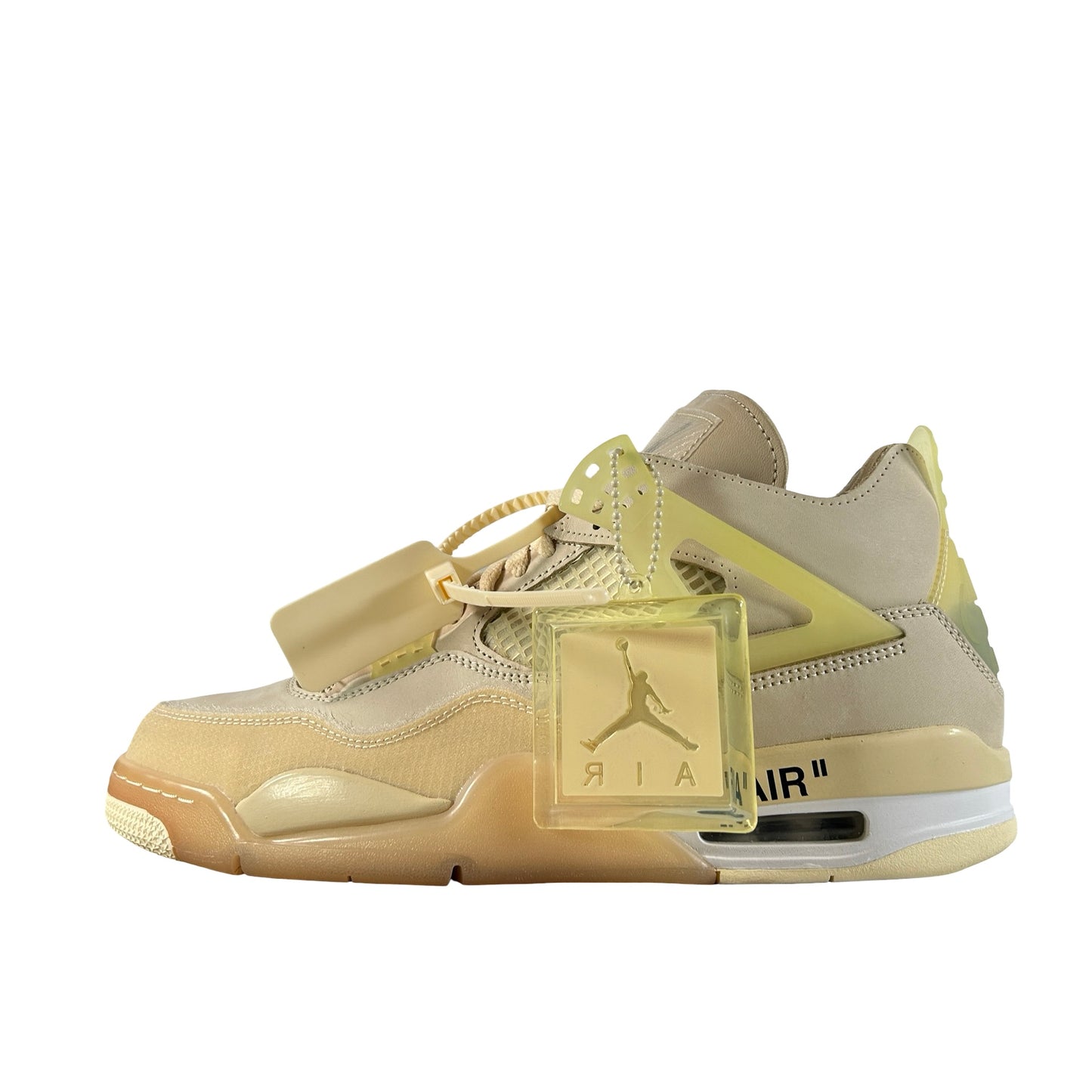 CV9388 100 Jordan 4 Off-White Sail [CONDITIONAL] - 12 W (Yellowing) (Damaged Lid)