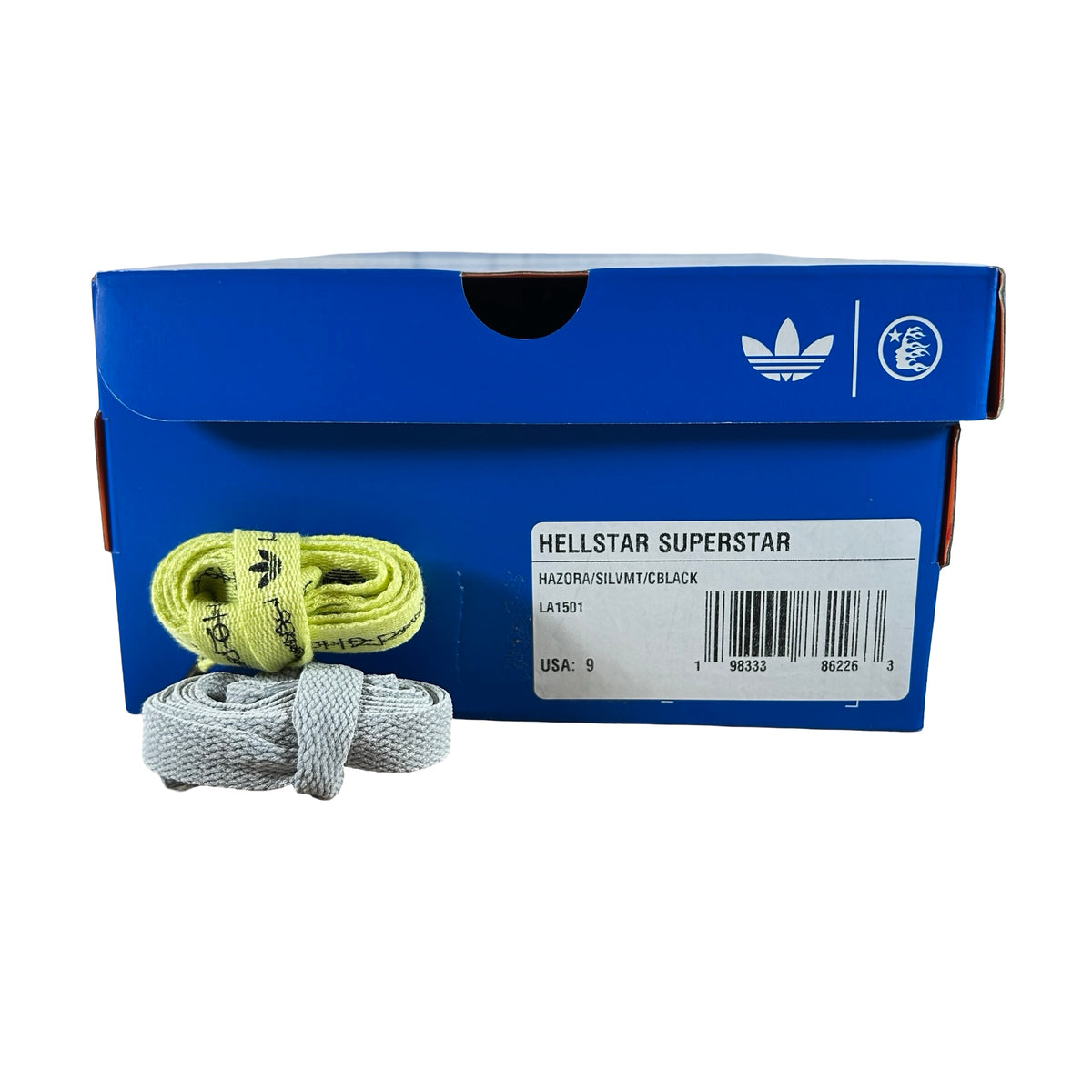 LA1501 adidas Superstar Hellstar Hazy Orange [USED] - 9 M (Used)
