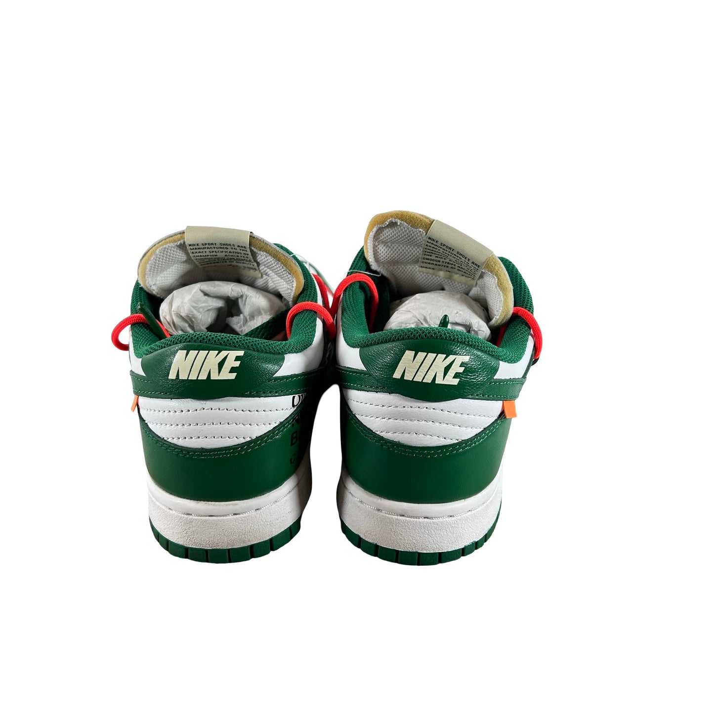 CT0856 100 Nike Dunk Low Off-White Green [USED] - 7.5 M (Used2)
