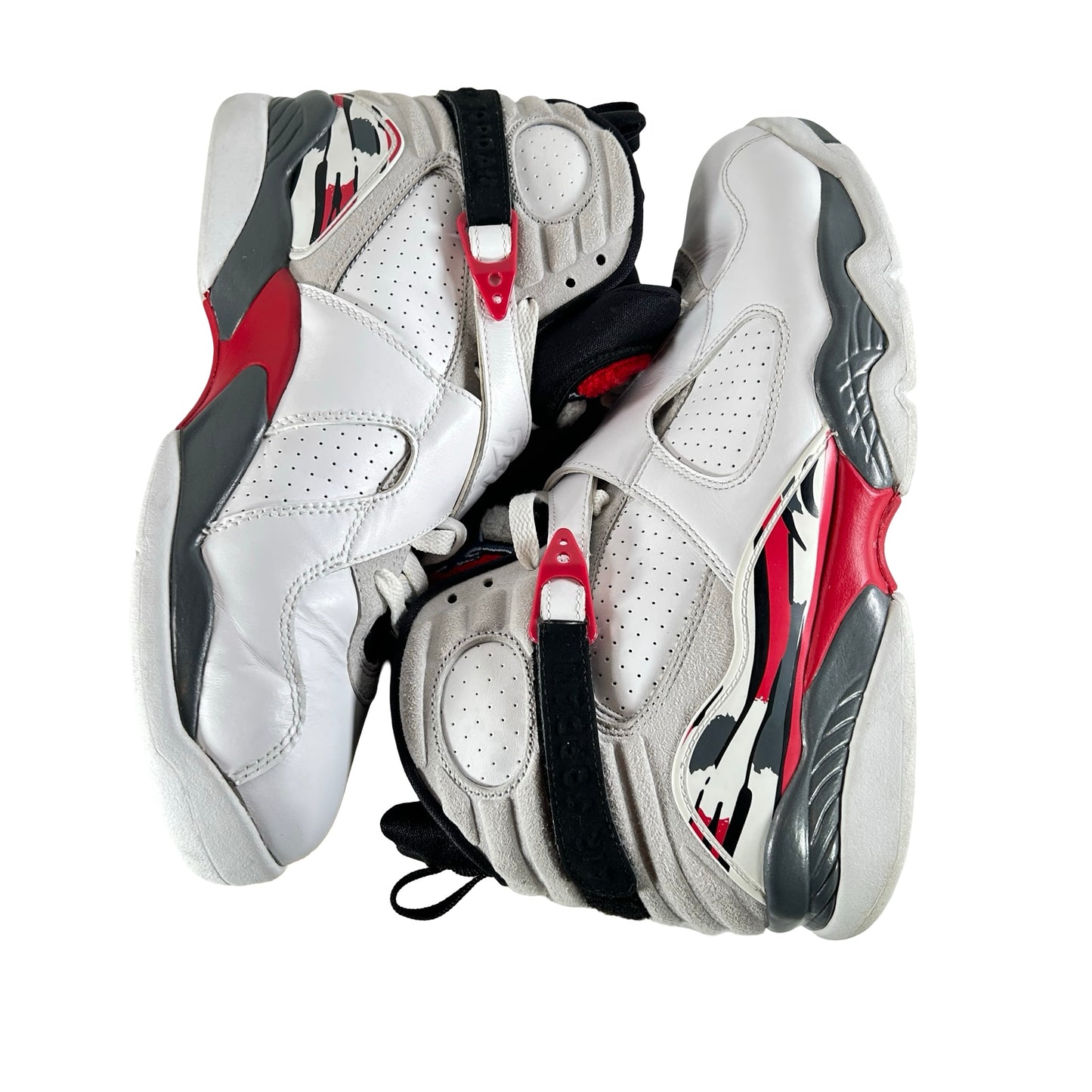 305381 100 Jordan 8 Retro White True Red (2025) [USED] - 11.5 M (Used2)