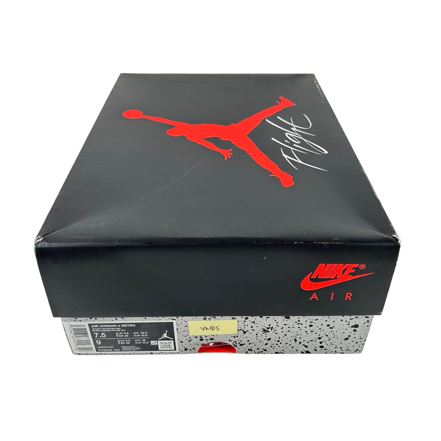 FV5029 100 Jordan 4 Retro White Cement (2025) [USED] - 7.5 M (VNDS)