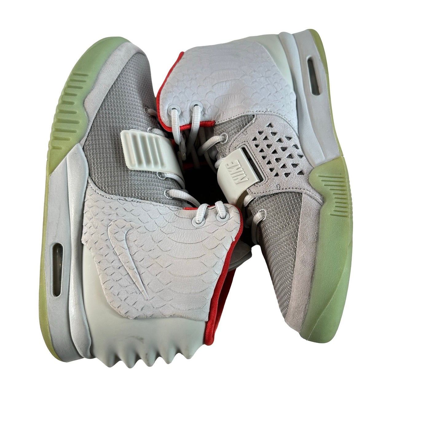 508214 010 Nike Air Yeezy 2 Pure Platinum [USED] - 9.5 M (Used) (No Box)