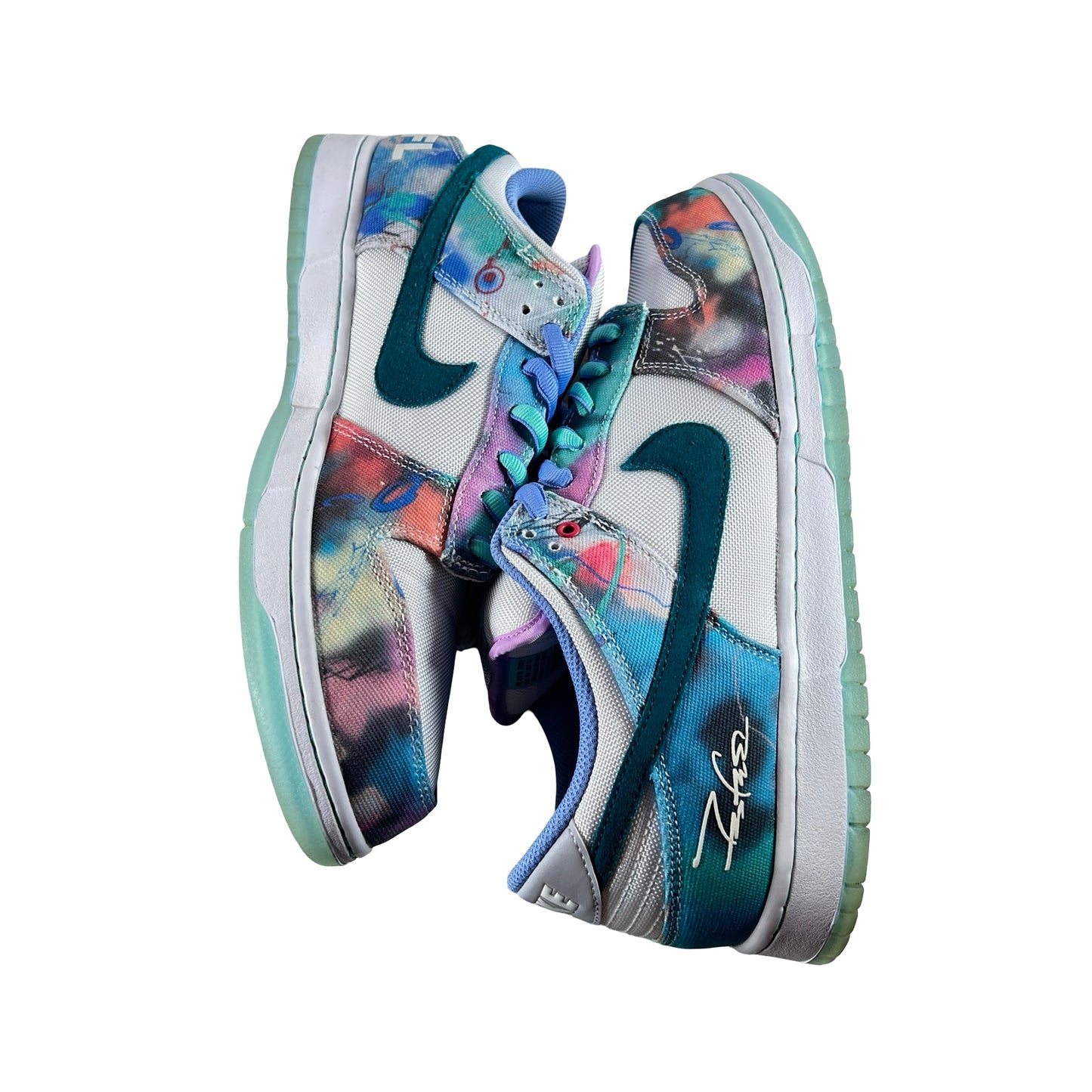 HF6061 400 Nike SB Dunk Low Futura Laboratories Bleached Aqua [USED] - 12 M (Used4)