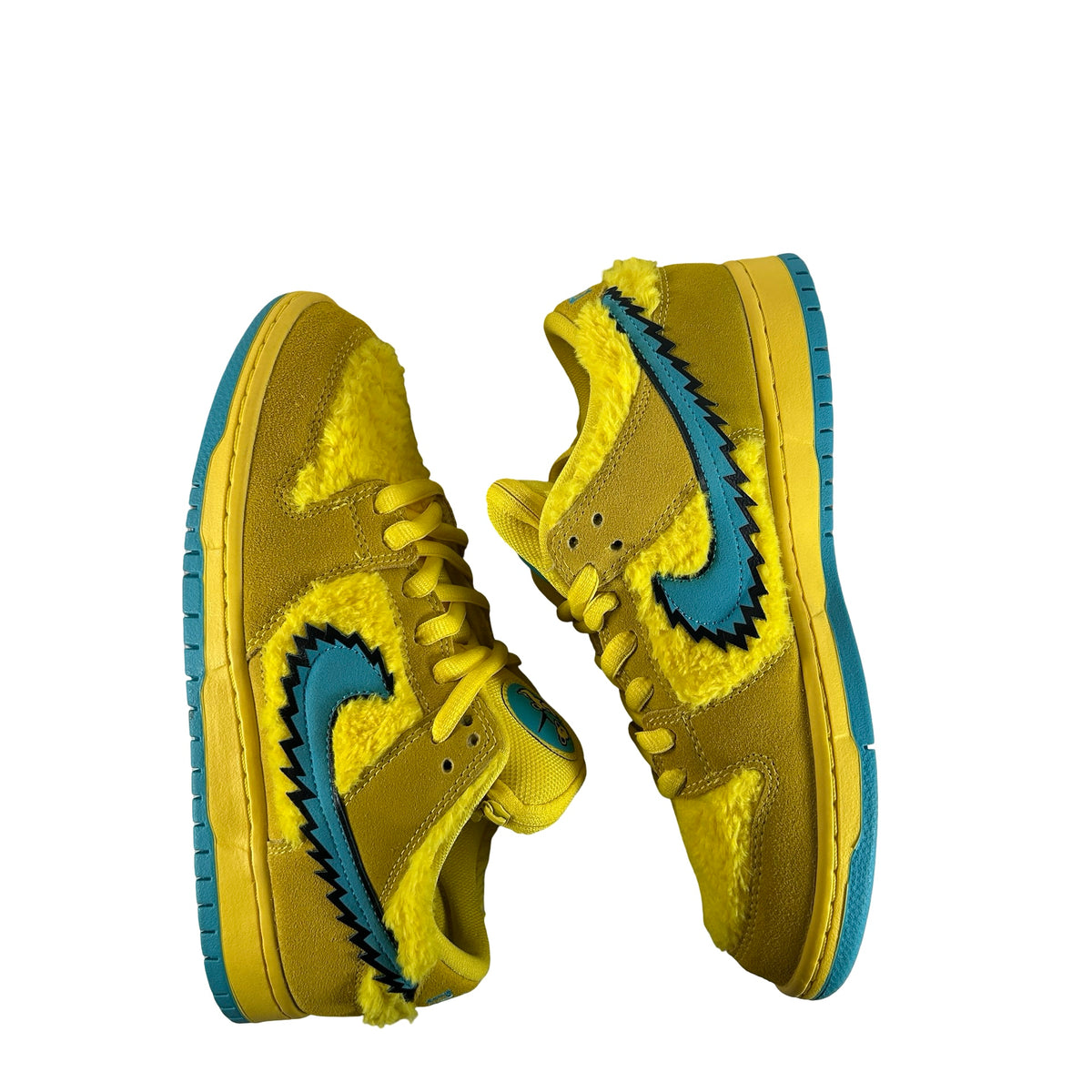 CJ5378 700 Nike SB Dunk Low Grateful Dead Yellow [USED] - 8 M (Used) (Replace Box)