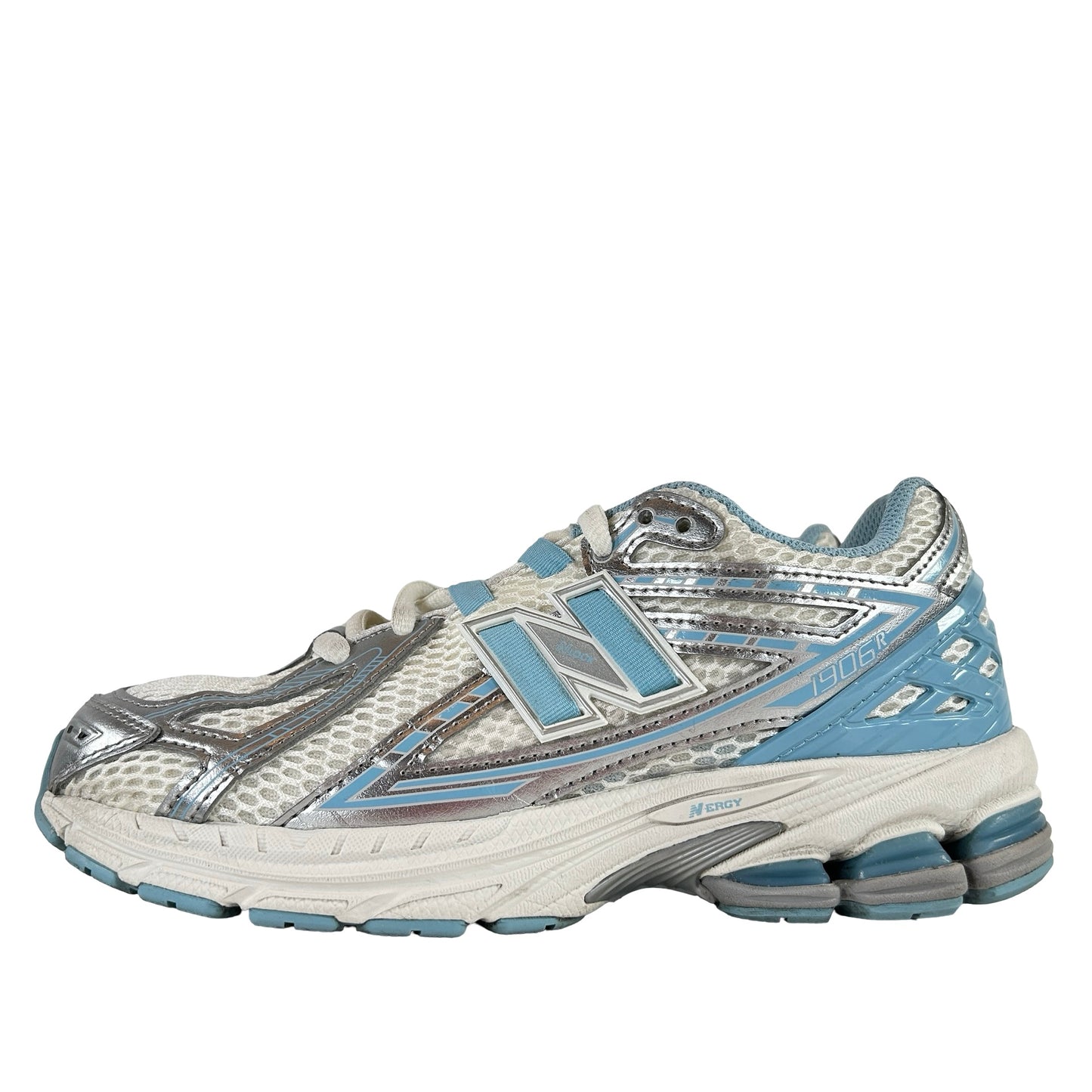 GC1906EW New Balance 1906R SIlver Metallic Chrome Blue (GS) [USED] - 6 Y (Used) (No Box)