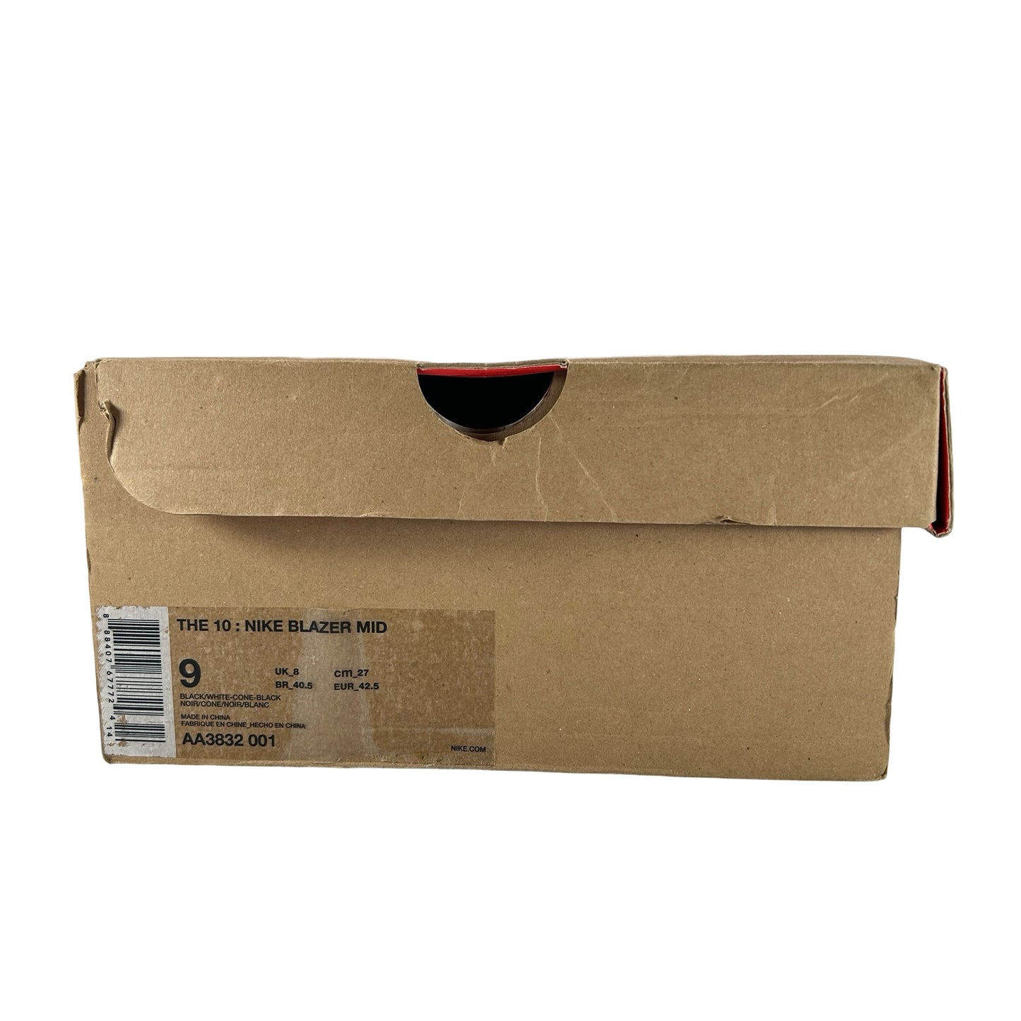AA3832 001 Nike Blazer Off-White Black [USED] - 9 M (Used)