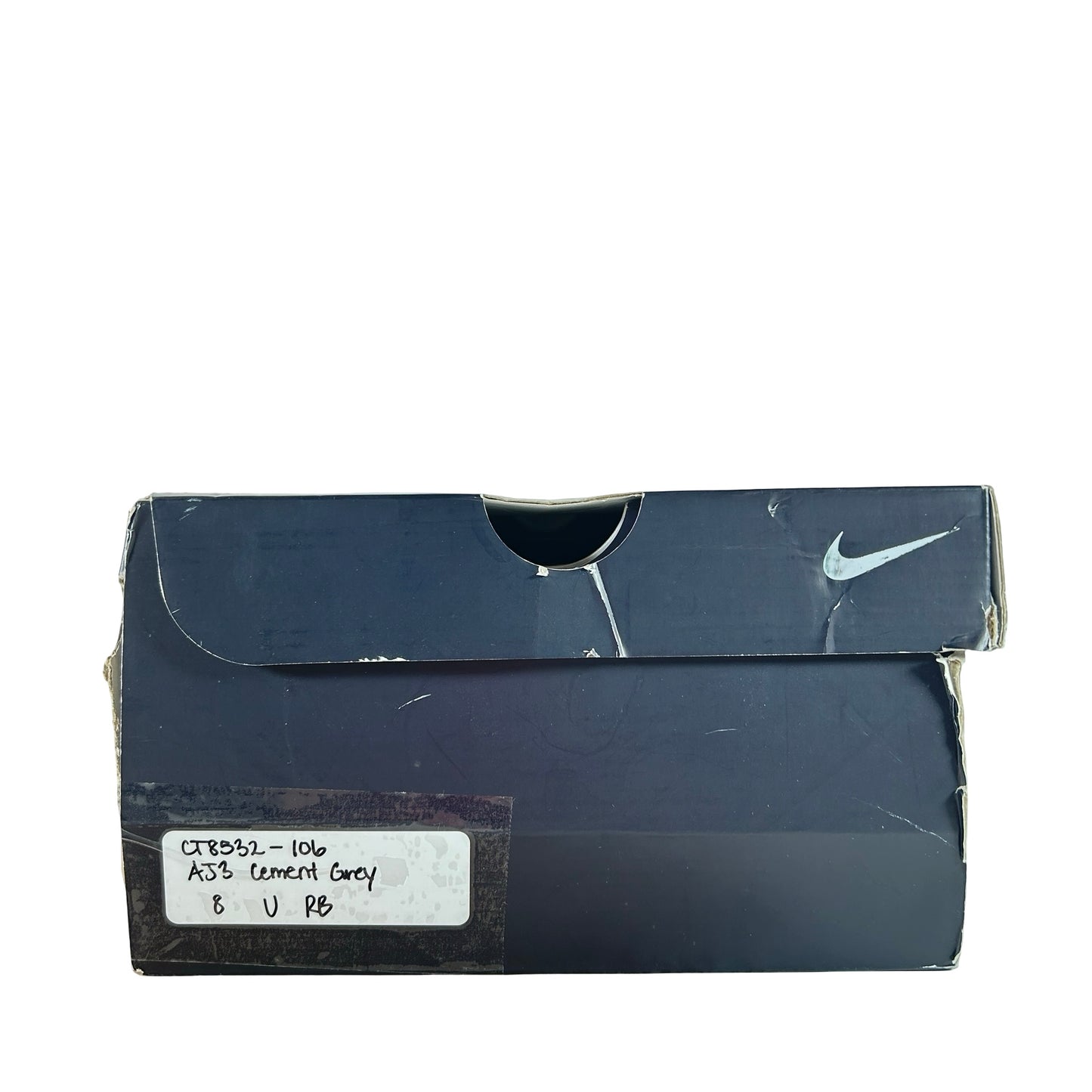 CT8532 106 Jordan 3 Retro Cement Grey [USED] - 8 M (Used) (Replace Box)