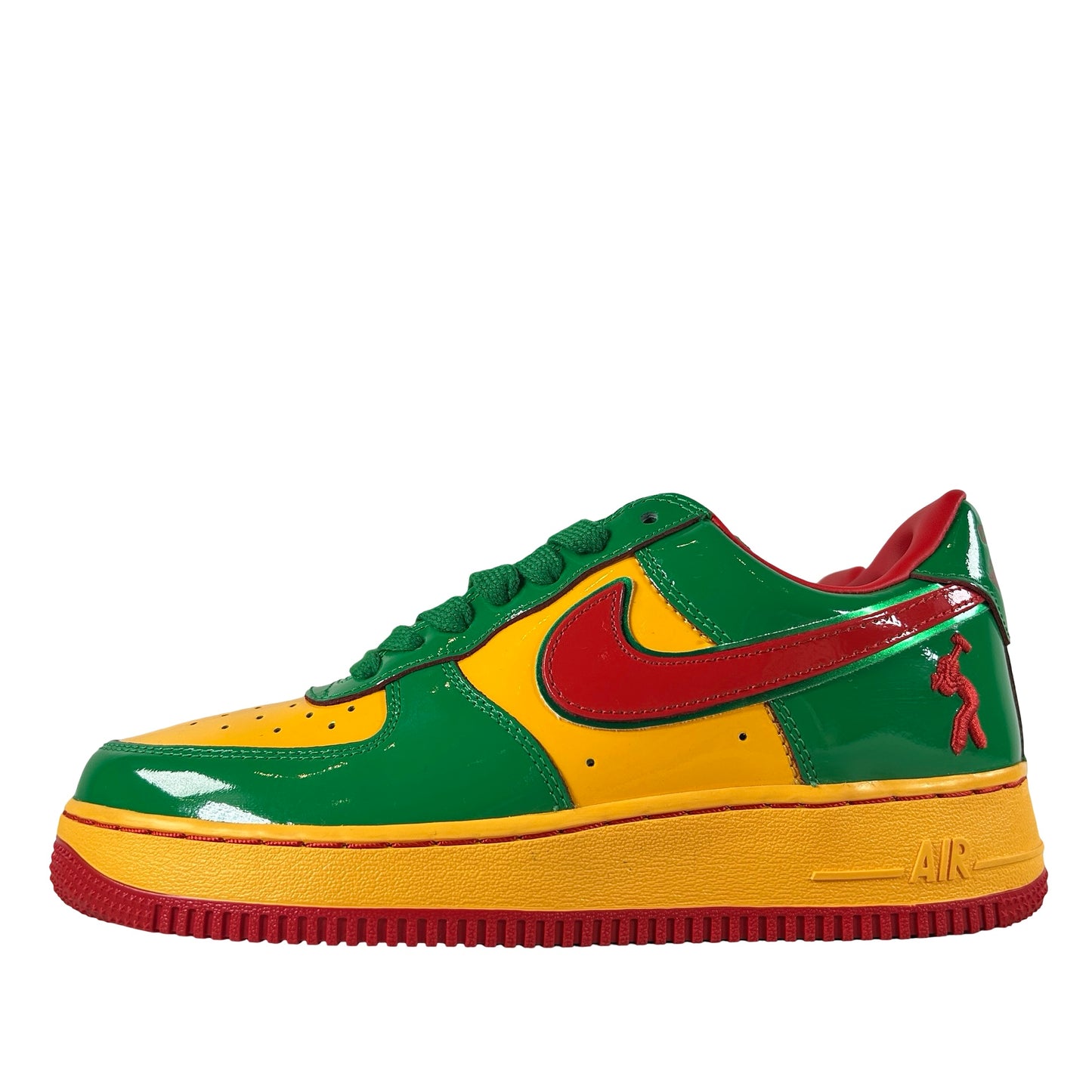 IH4383 300 Nike Air Force 1 Low Lil Yachty Concrete Boys Lucky Green [USED] - 7 M (Used)