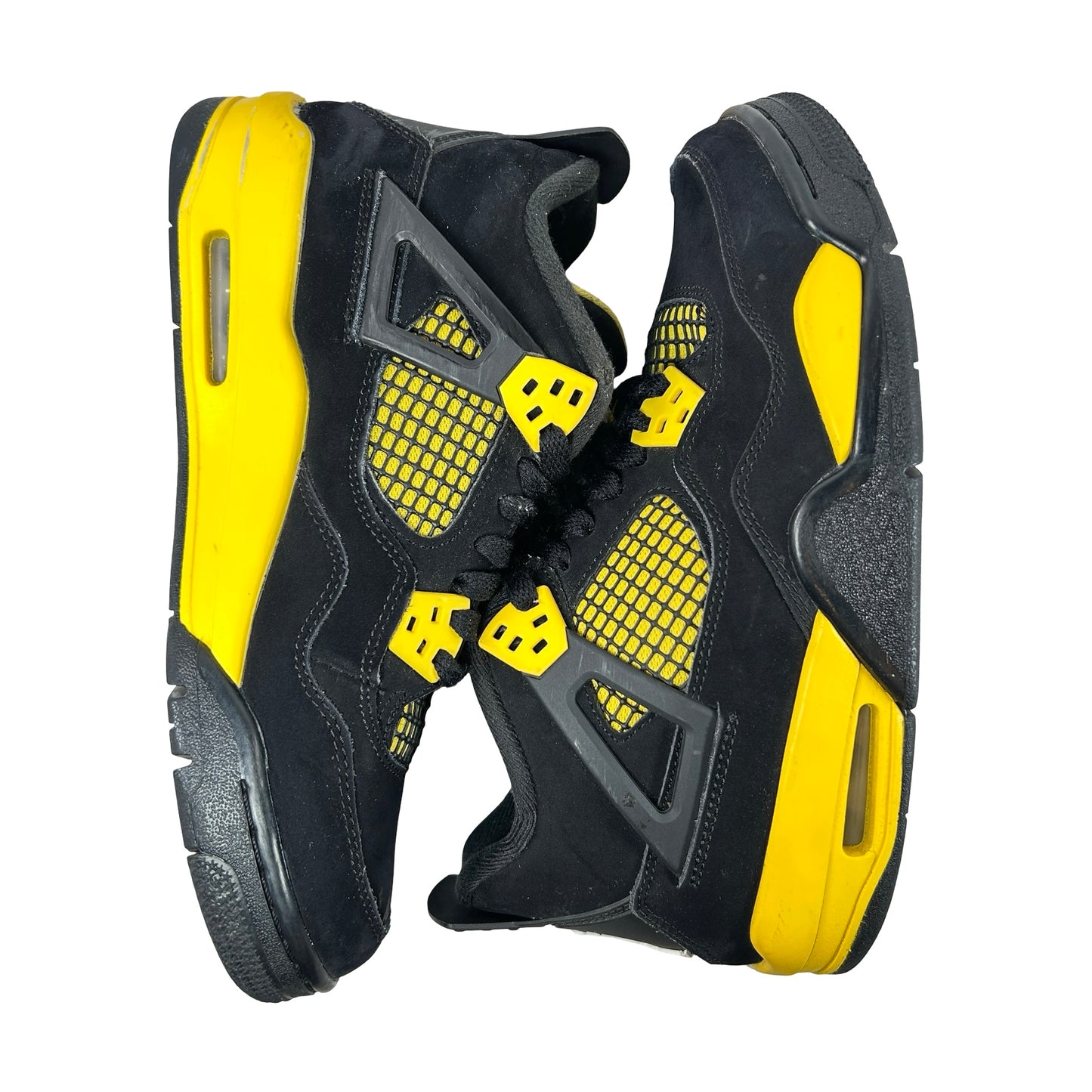 408452 017 Jordan 4 Retro Thunder (2023) (GS) [USED] - 6 Y (Used) (No Box)