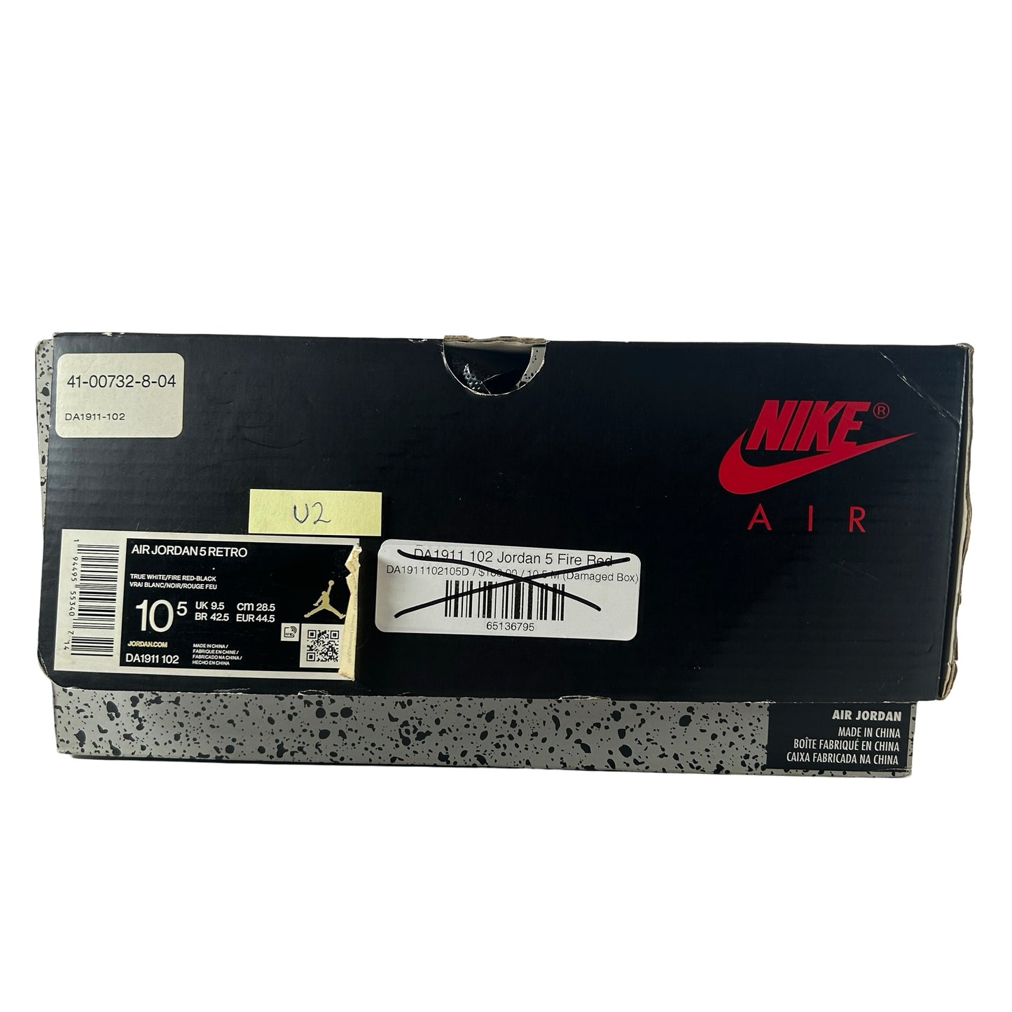 DA1911 102 Jordan 5 Fire Red [USED] - 10.5 M (Used2)