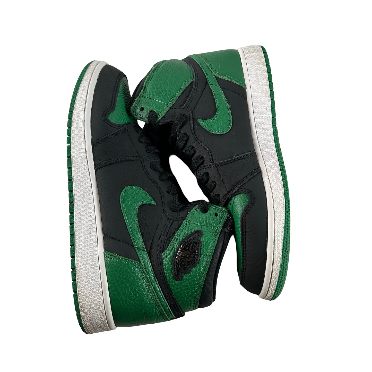 575441 030 Jordan 1 Retro High Pine Green Black (GS) [USED] - 7 Y (Used) (Replace Box)