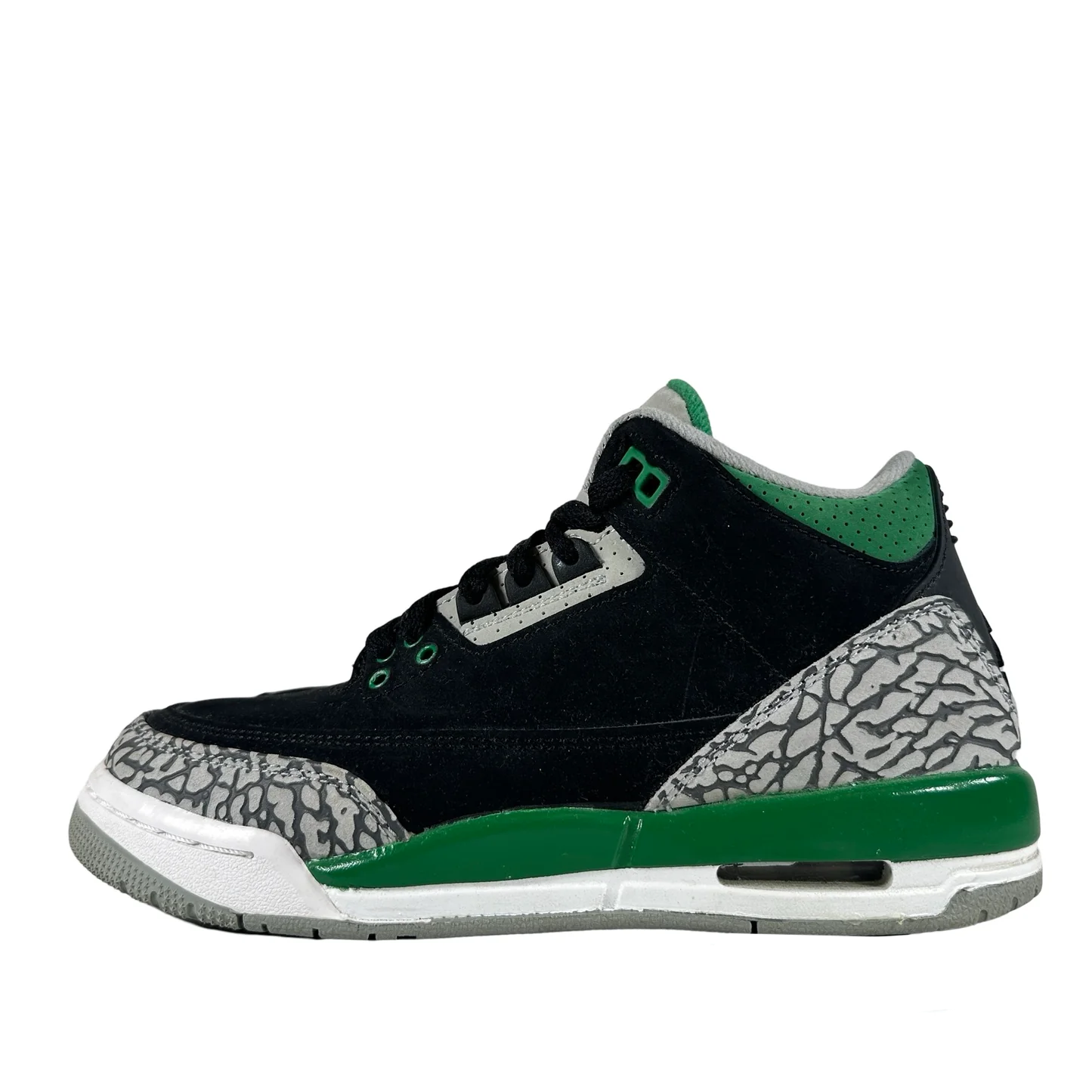 398614 030 Jordan 3 Retro Pine Green (GS) [USED] - 6 Y (Used) (No Box)