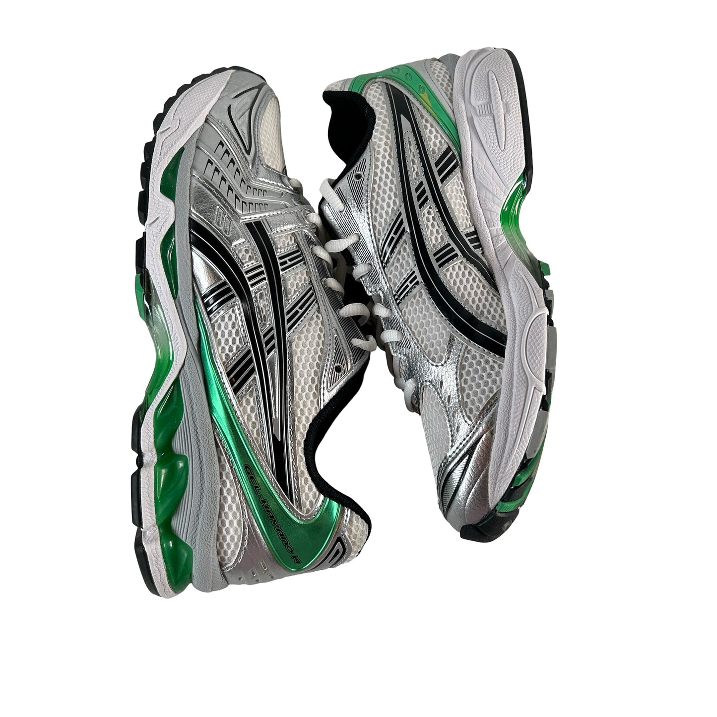 1201A019 110 ASICS Gel-Kayano 14 White Malachite Green [USED] - 8.5 M (Used3)