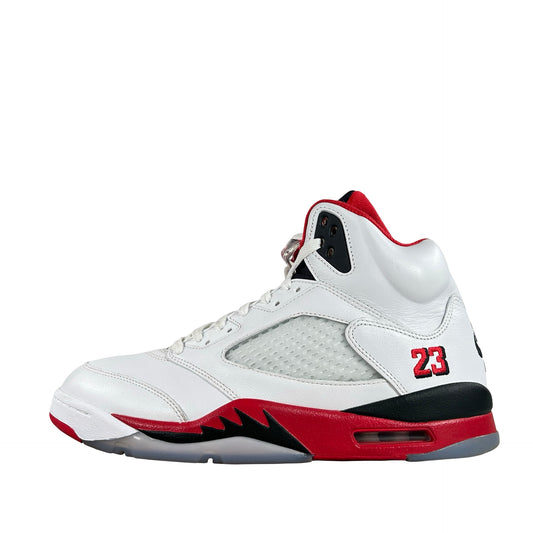 HQ7978 101 Jordan 5 Retro Fire Red Black Tongue (2025) [USED] - 12 M (Used8)