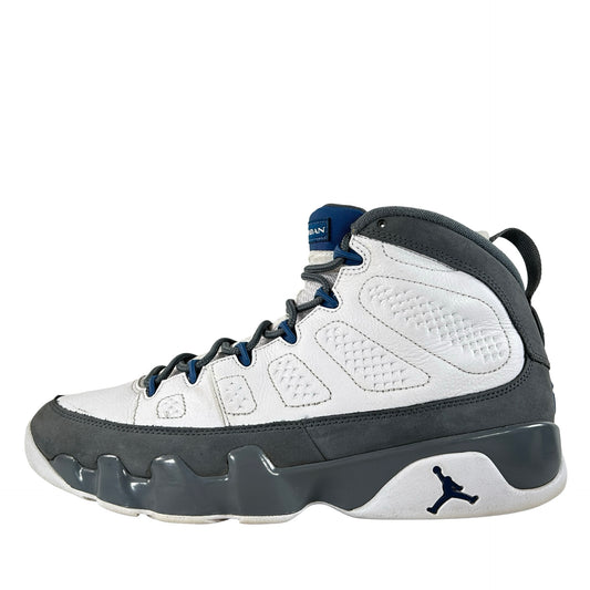 HV4794 100 Air Jordan 9 Retro Flint Grey French Blue (2026) [USED] - 10.5 M (Used)