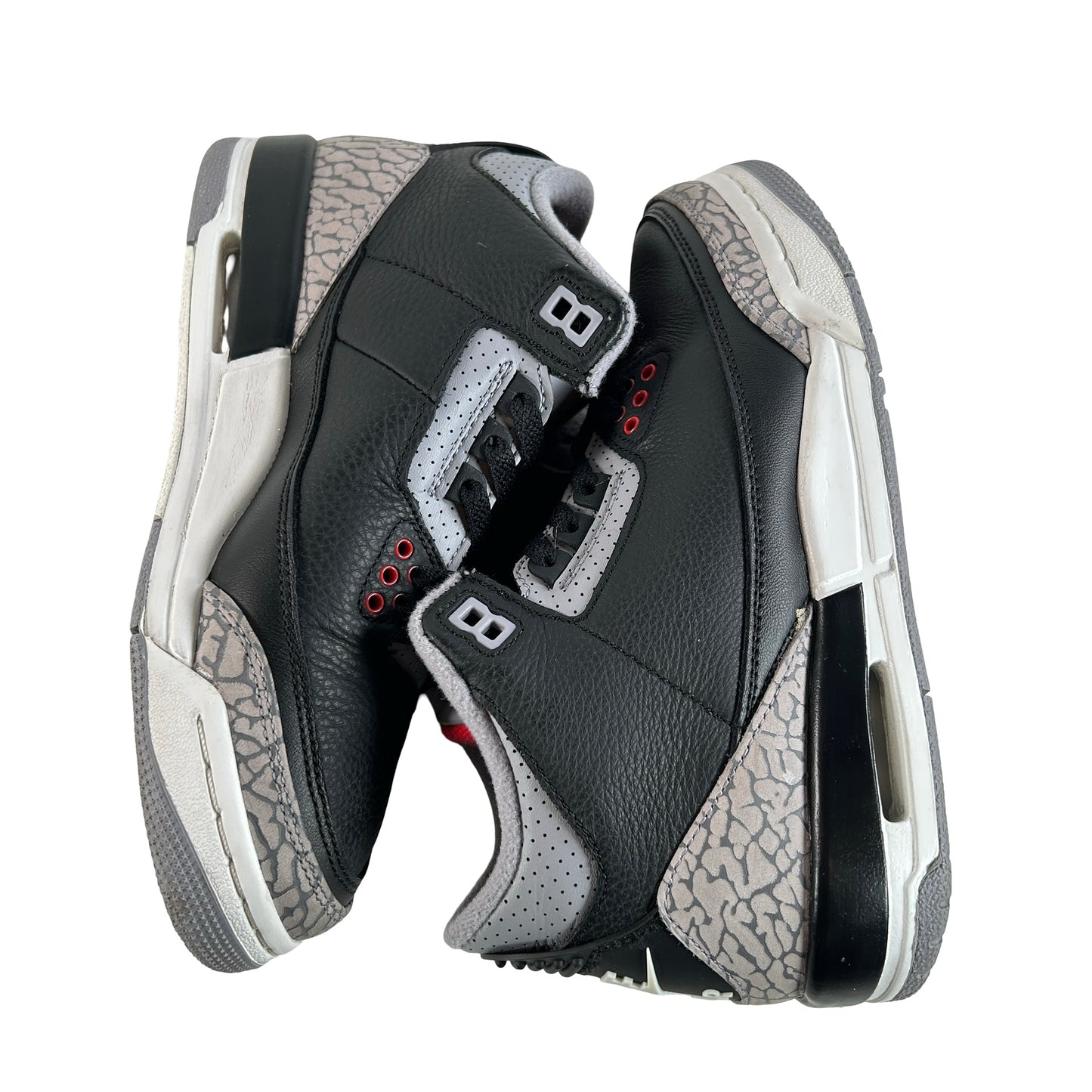 DM0967 010 Jordan 3 Retro Black Cement (2024) (GS) [USED] - 5 Y (Used4)