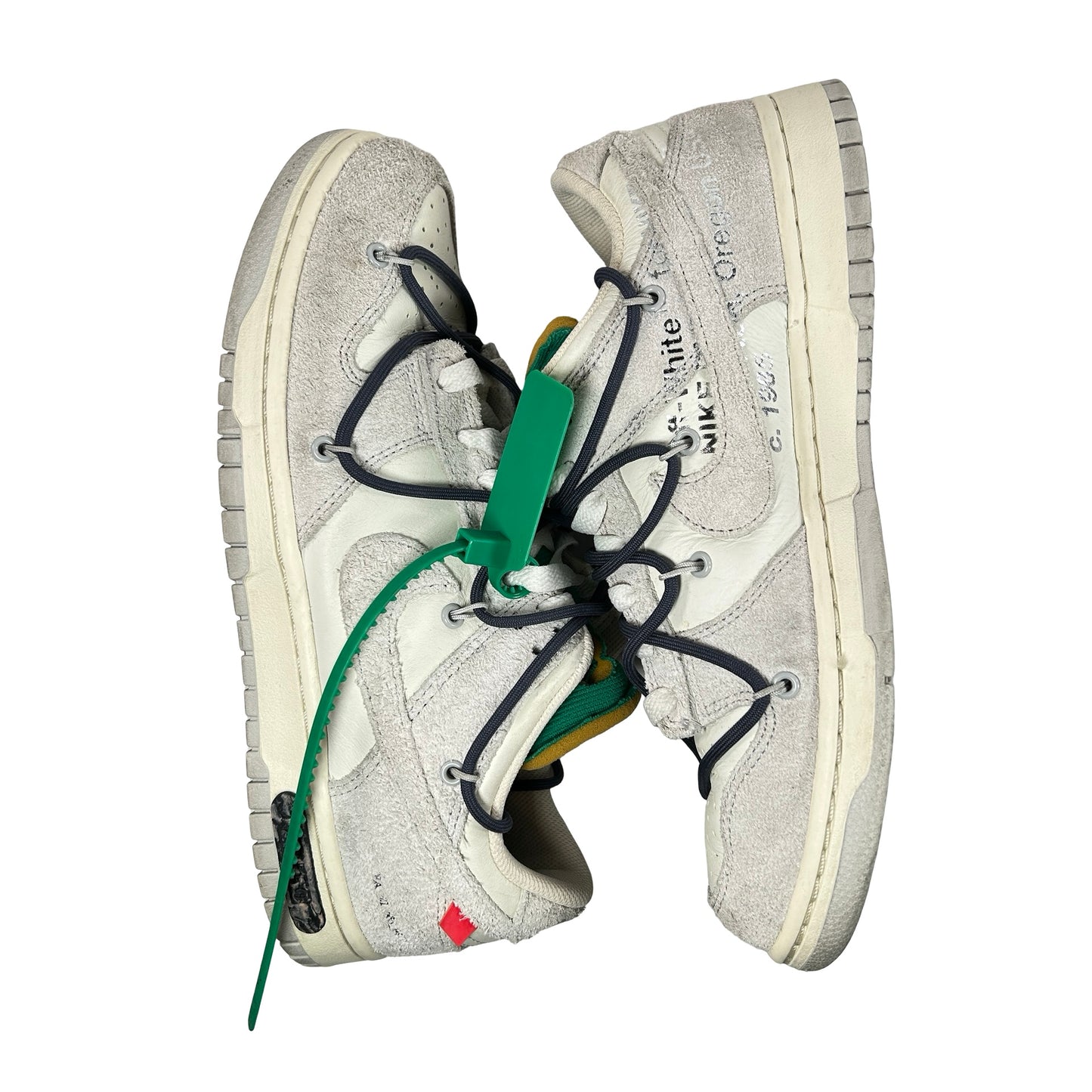 DJ0950 115 Nike Dunk Low Off-White Lot 20 [USED] - 9 M (Used)
