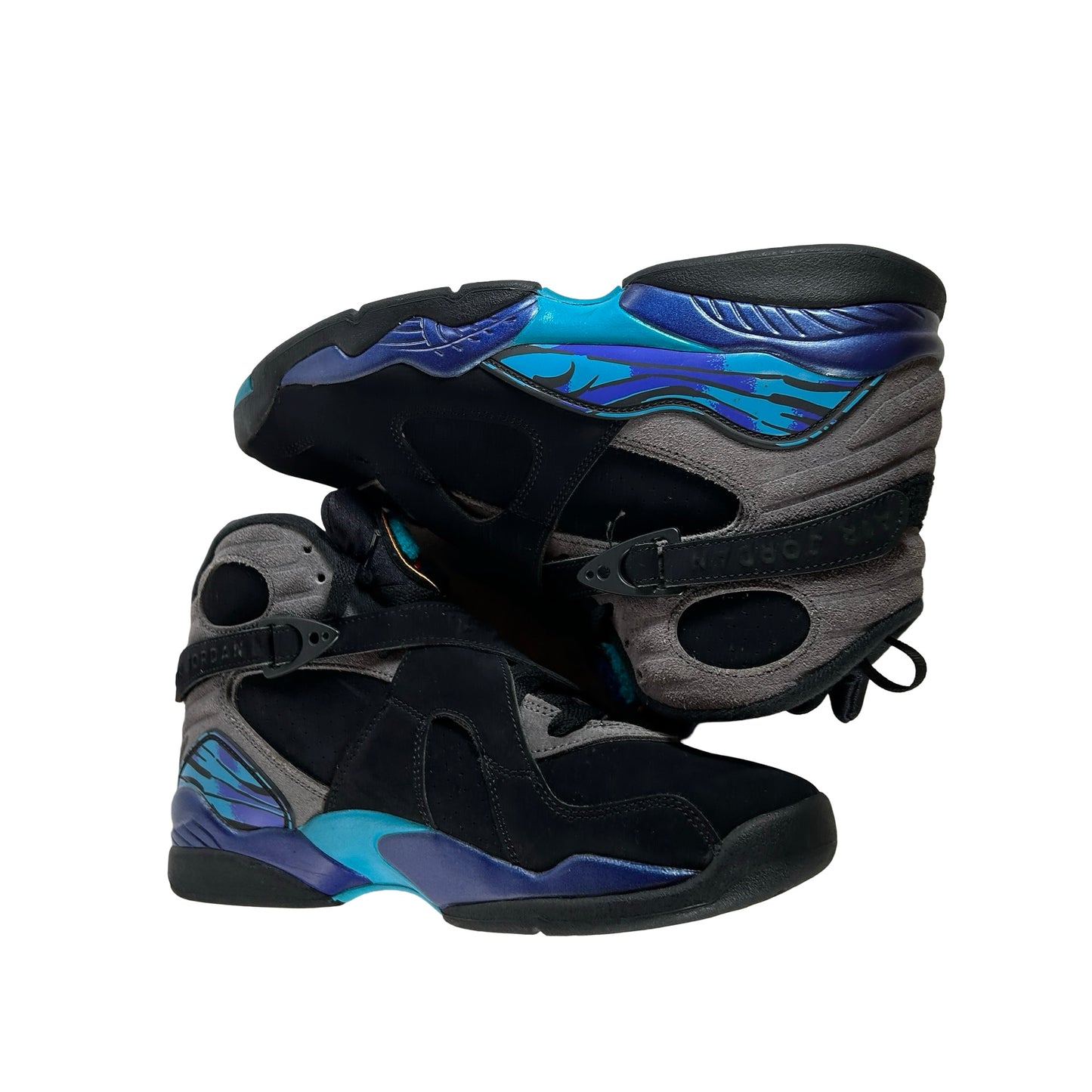 305381 006 Jordan 8 Retro Aqua (2025) [USED] - 9 M (Used2) (No Box2) (No Insoles)