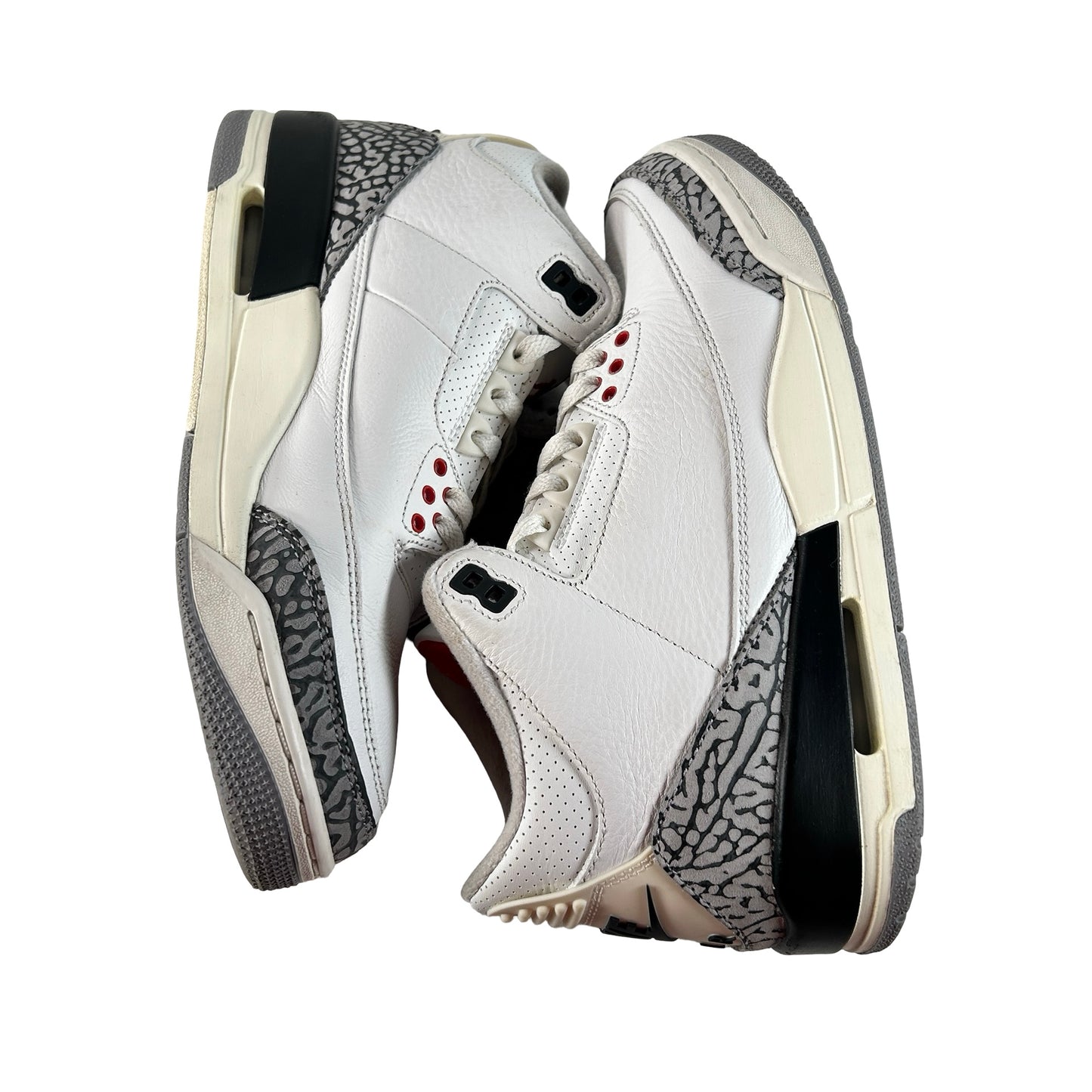 DN3707 100 Jordan 3 Retro White Cement Reimagined [USED] - 8 M (Used16)