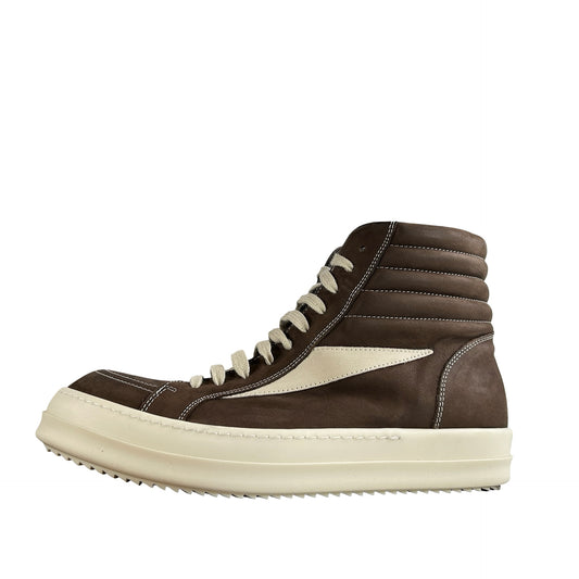 RU02D6896 Rick Owens Porterville High Vintage Sneakers Saddle and  [USED] - EU 42 (Used)