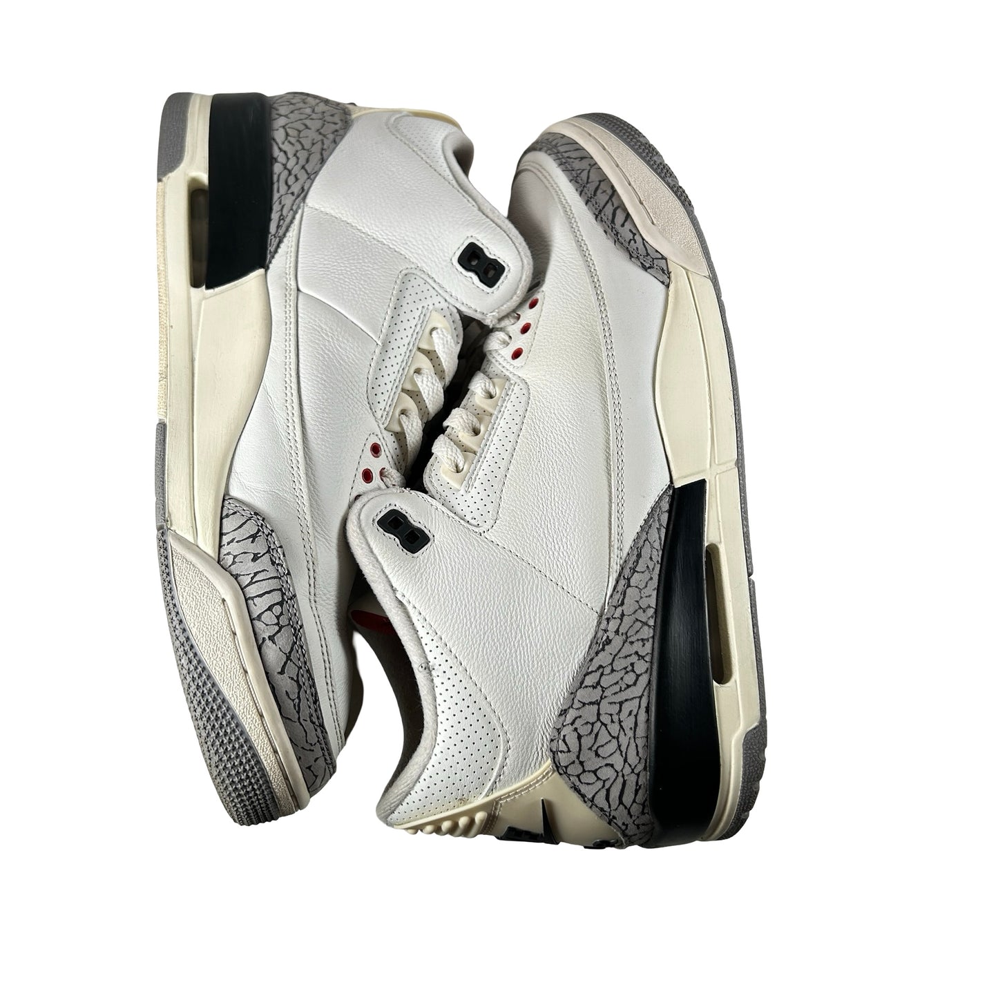 DN3707 100 Jordan 3 Retro White Cement Reimagined [USED] - 12 M (Used14)