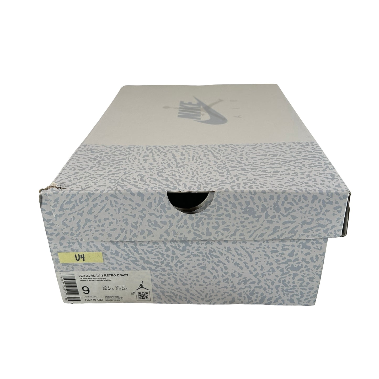 FJ9479 100 Jordan 3 Retro Craft Ivory [USED] - 9 M (Used4)