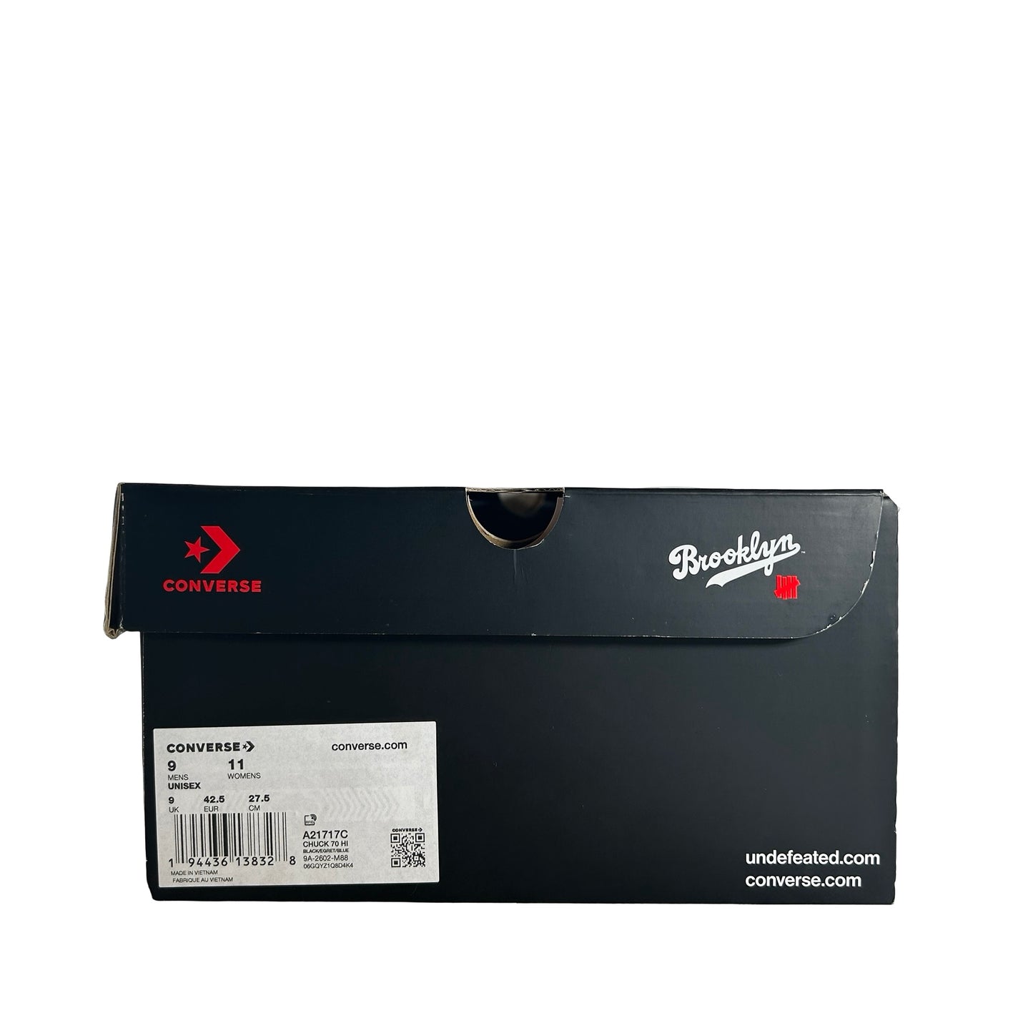 A21717C Converse Chuck Taylor All Star Hi Undefeated x Brooklyn Dodgers Ostrich [USED] - 9 M (Used)