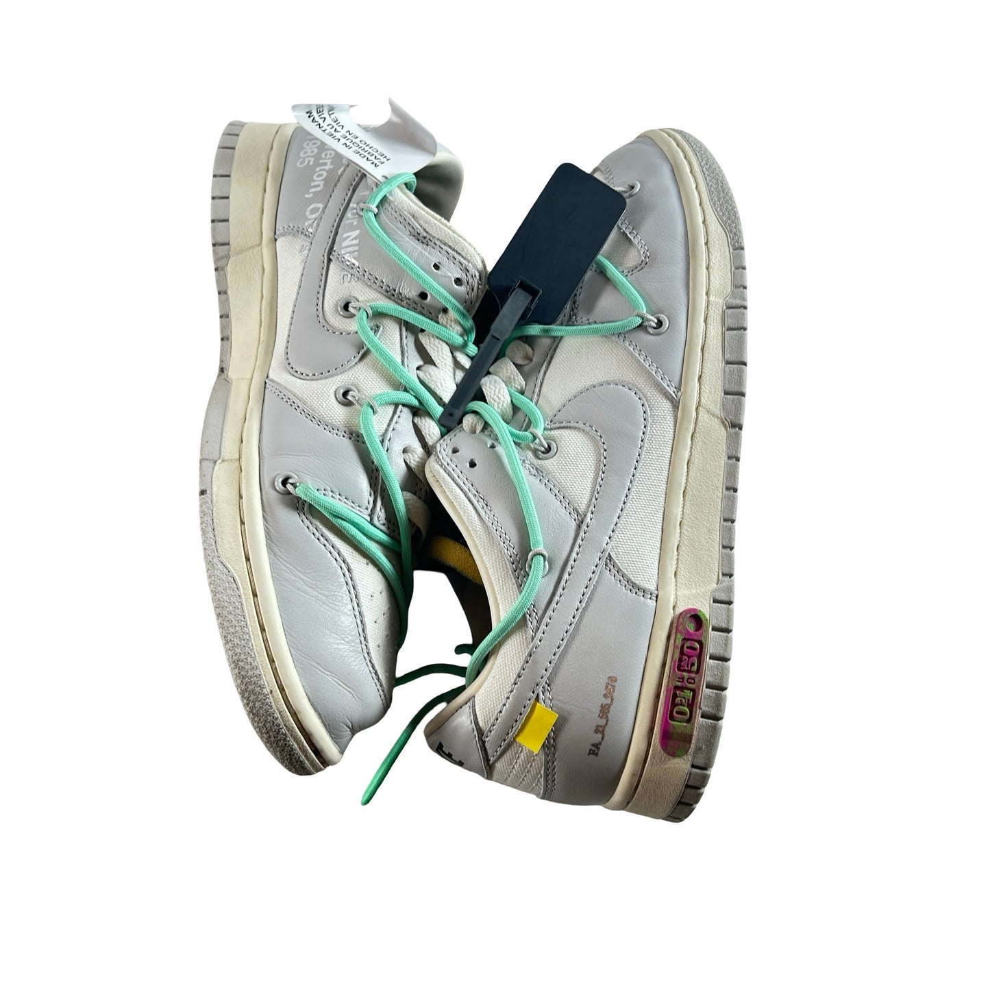DM1602 114 Nike Dunk Low Off-White Lot 4 [USED] - 7 M (Used)