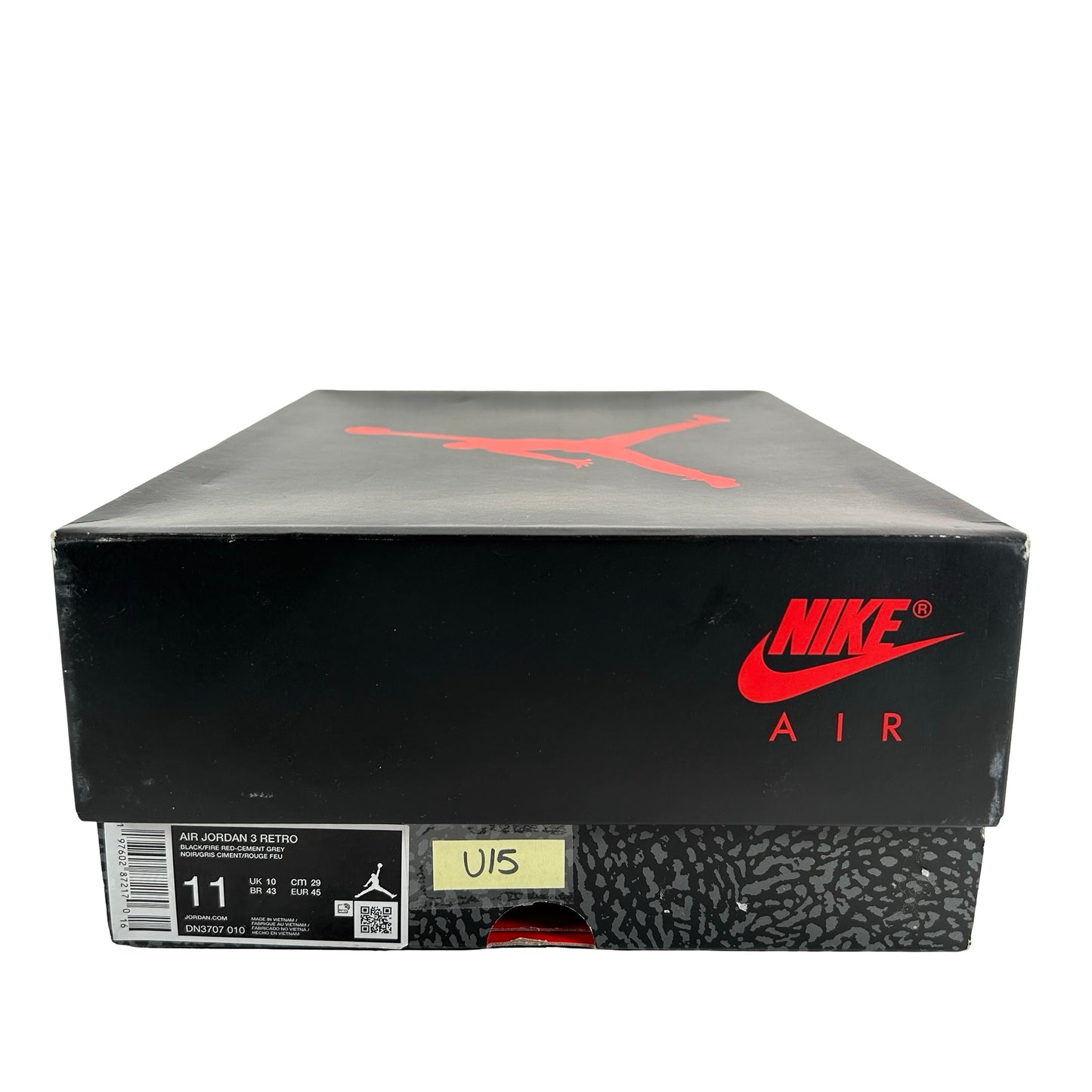 DN3707 010 Jordan 3 Retro OG Black Cement (2024) [USED] - 11 M (Used15)