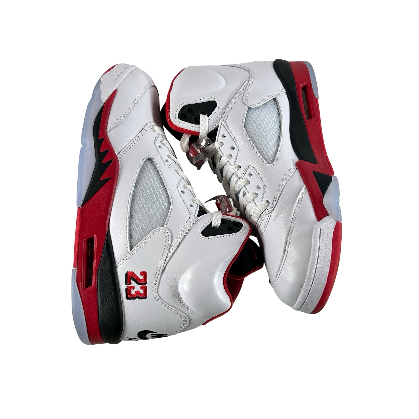 HQ7978 101 Jordan 5 Retro Fire Red Black Tongue (2025) [USED] - 10 M (Used)