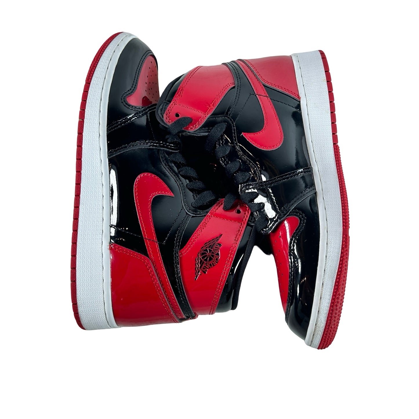 575441 063 Jordan 1 Retro High OG Patent Bred (GS) [USED] - 6.5 Y (Used) (No Box)