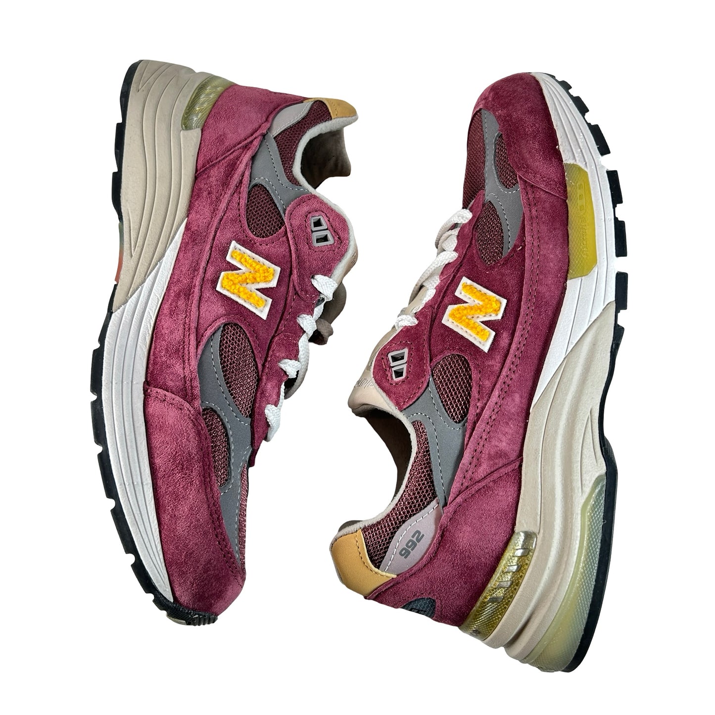 M992CA New Balance 992 Burgundy Gold [USED] - 8 M (Used)
