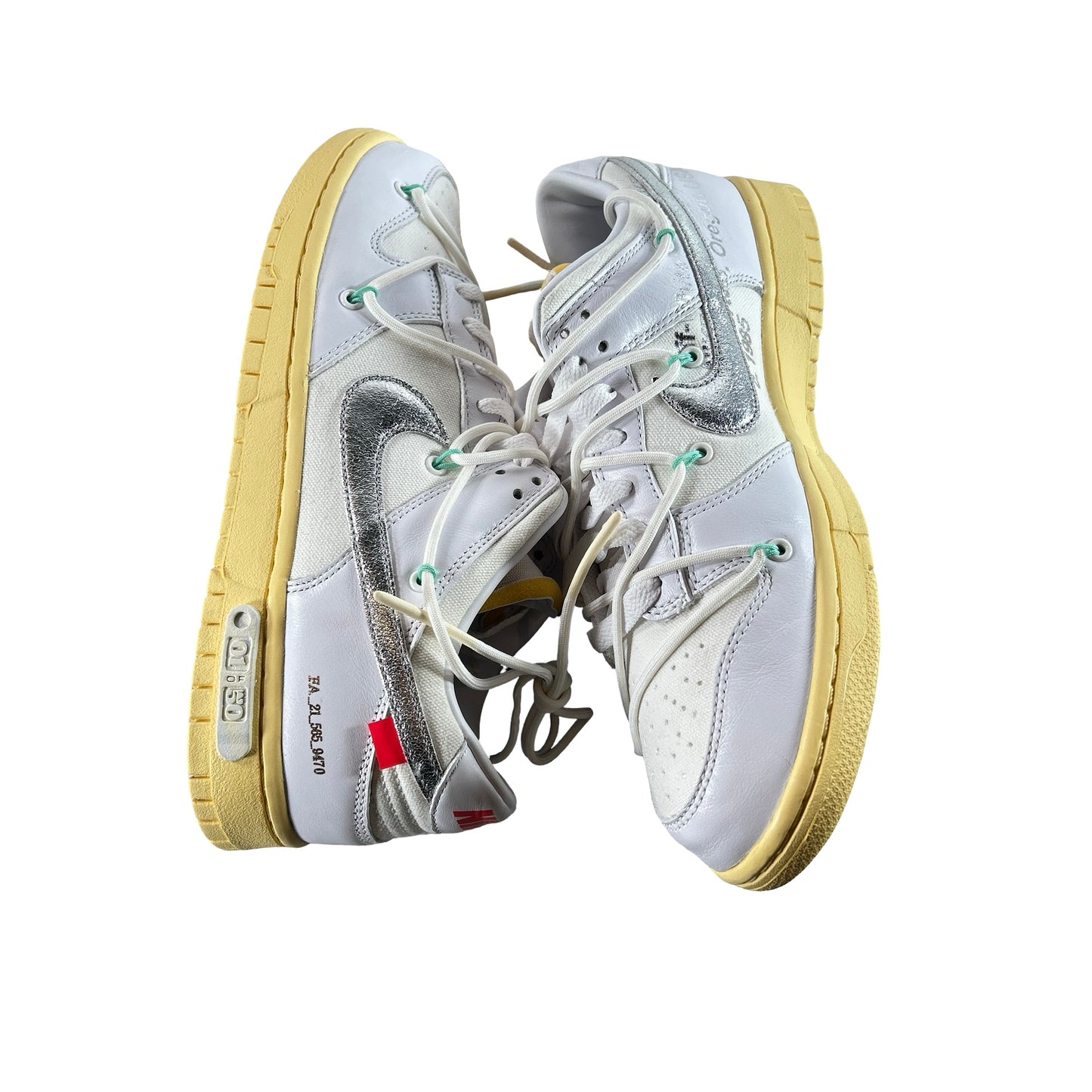 DM1602 127 Nike Dunk Low Off-White Lot 1 [USED] - 9 M (Used)