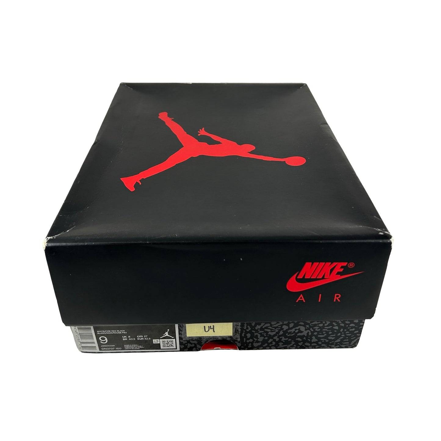 DN3707 160 Jordan 3 Retro Fire Red (2022) [USED] - 9 M (Used4)