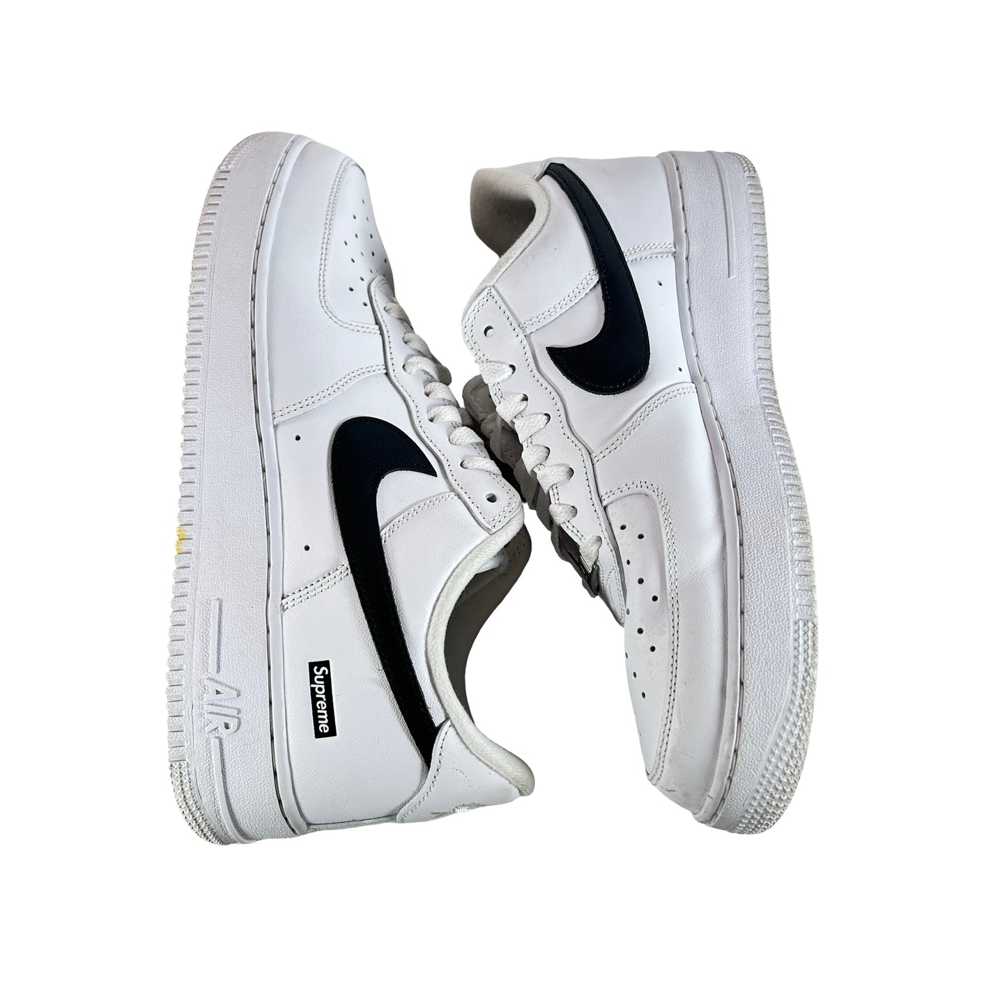 CU9225 102 Nike Air Force 1 Low Supreme White Black [USED] - 9.5 M (Used2)