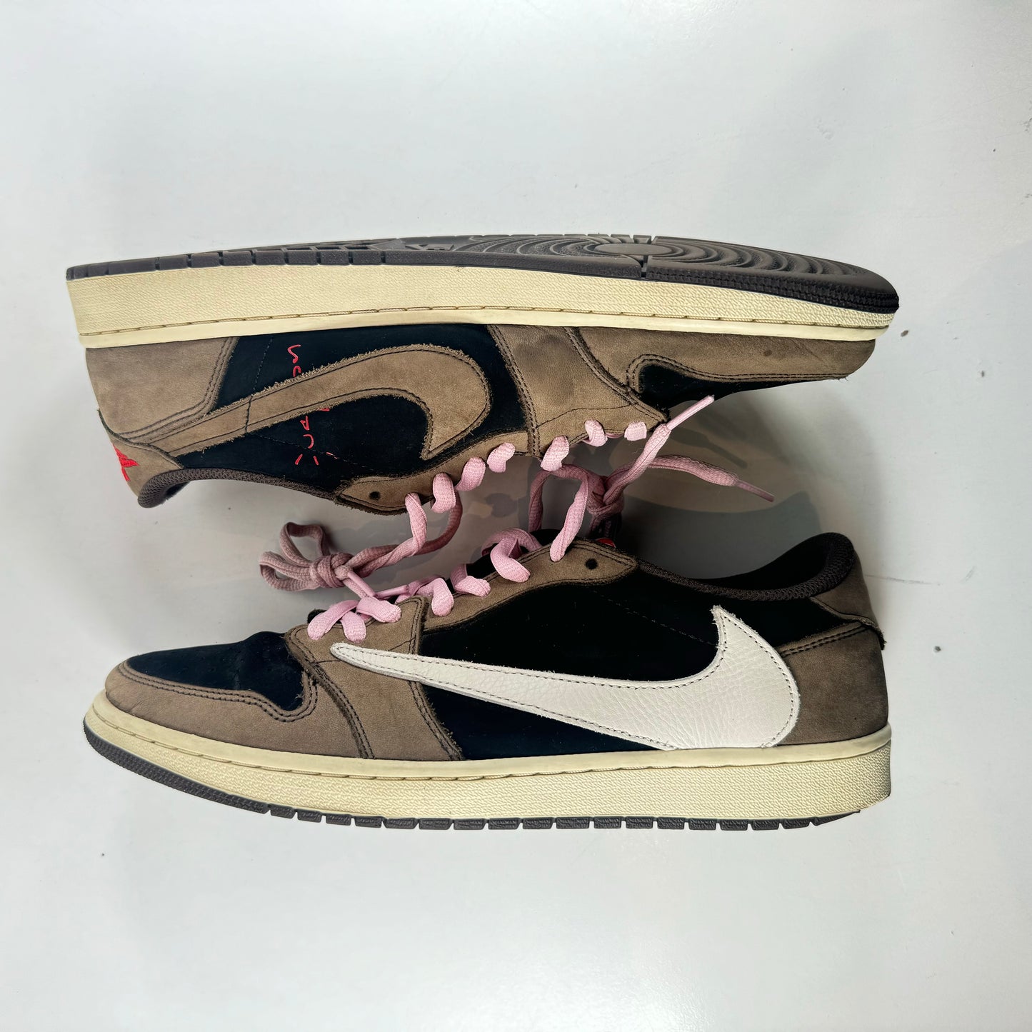 CQ4277 001 Jordan 1 Low Travis Scott Mocha [USED] - 12.5 M (Very Used)