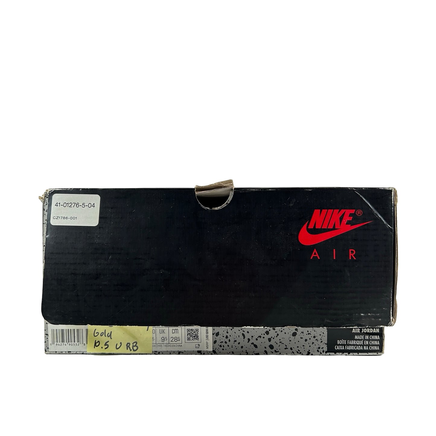 130690 070 Jordan 12 Black University Gold [USED] - 10.5 M (Used) (Replace Box)