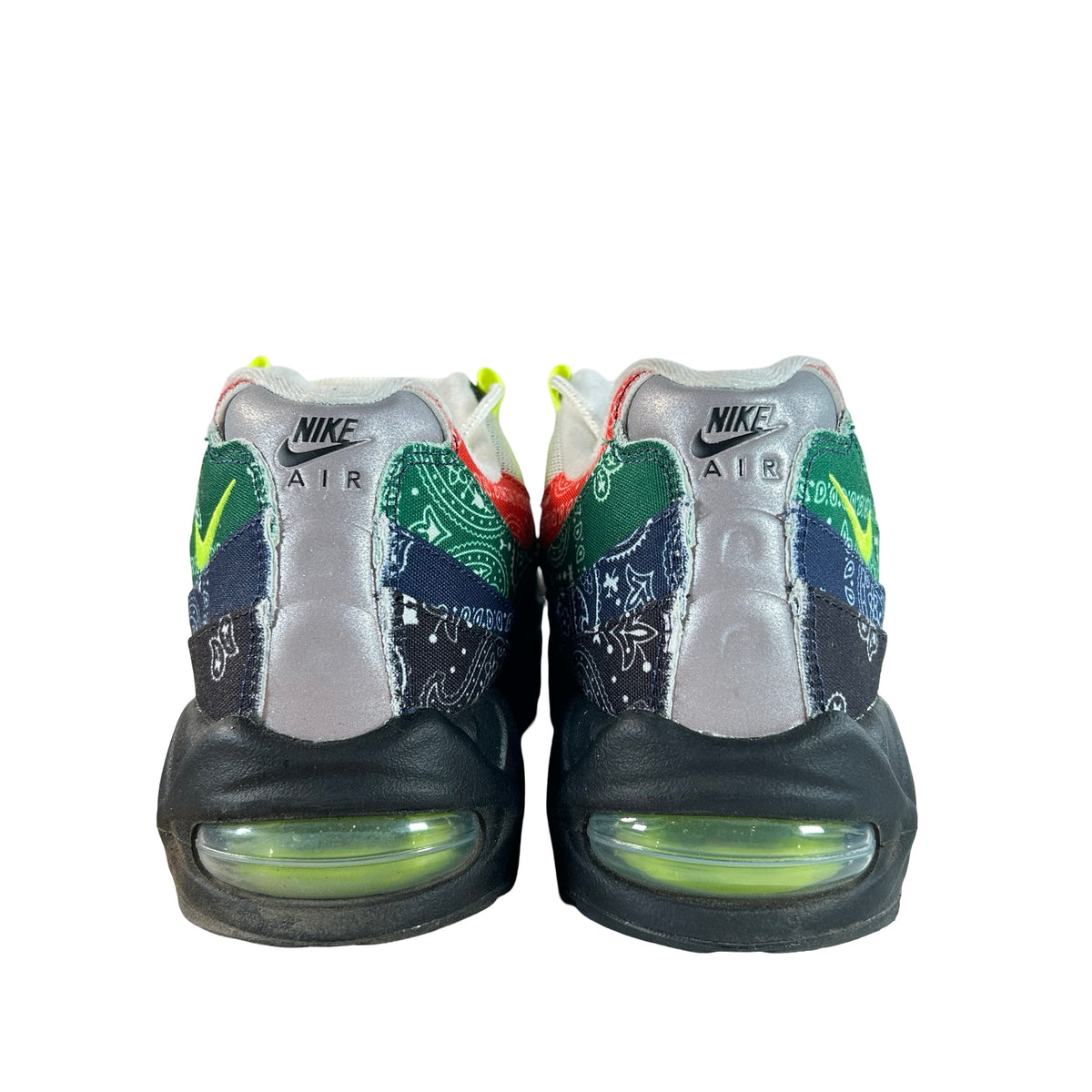 IQ0620 100 Nike Air Max 95 OG Big Bubble Neon Paisley Bandana [USED] - 10.5 M (Used)