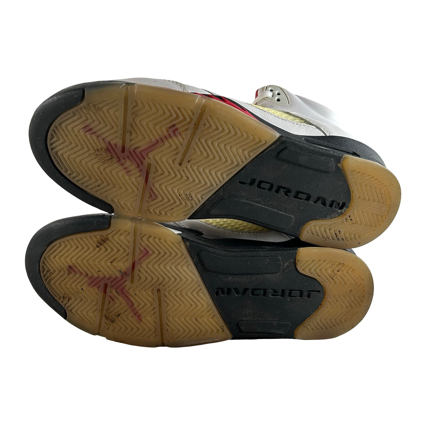 440888 102 Jordan 5 Retro Fire Rojo Plata Lengua (2020) (GS)