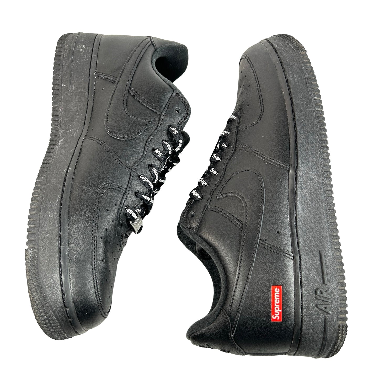 CU9225 001 Air Force 1 Low Supreme Black [USED] - 9 M (Used2)