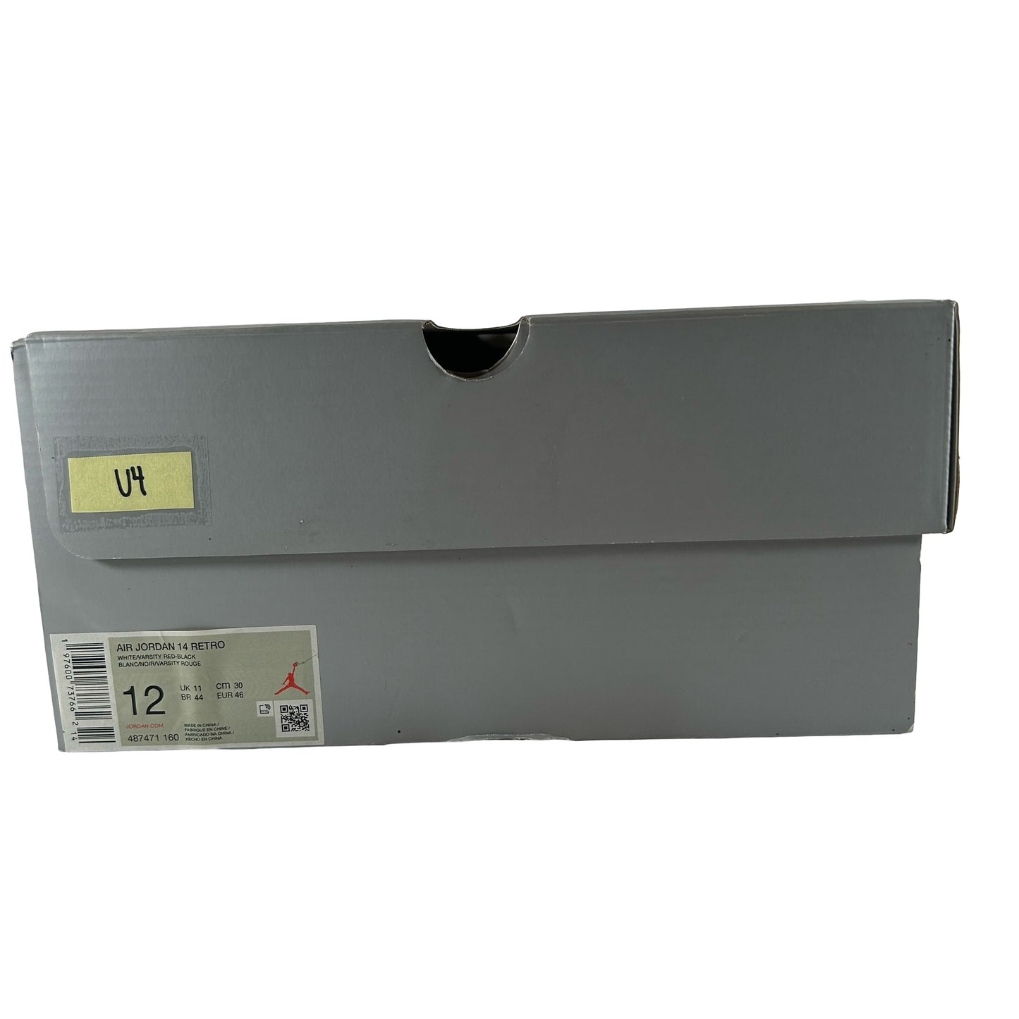 487471 160 Jordan 14 Retro Black Toe (2024) [USED] - 12 M (Used4)