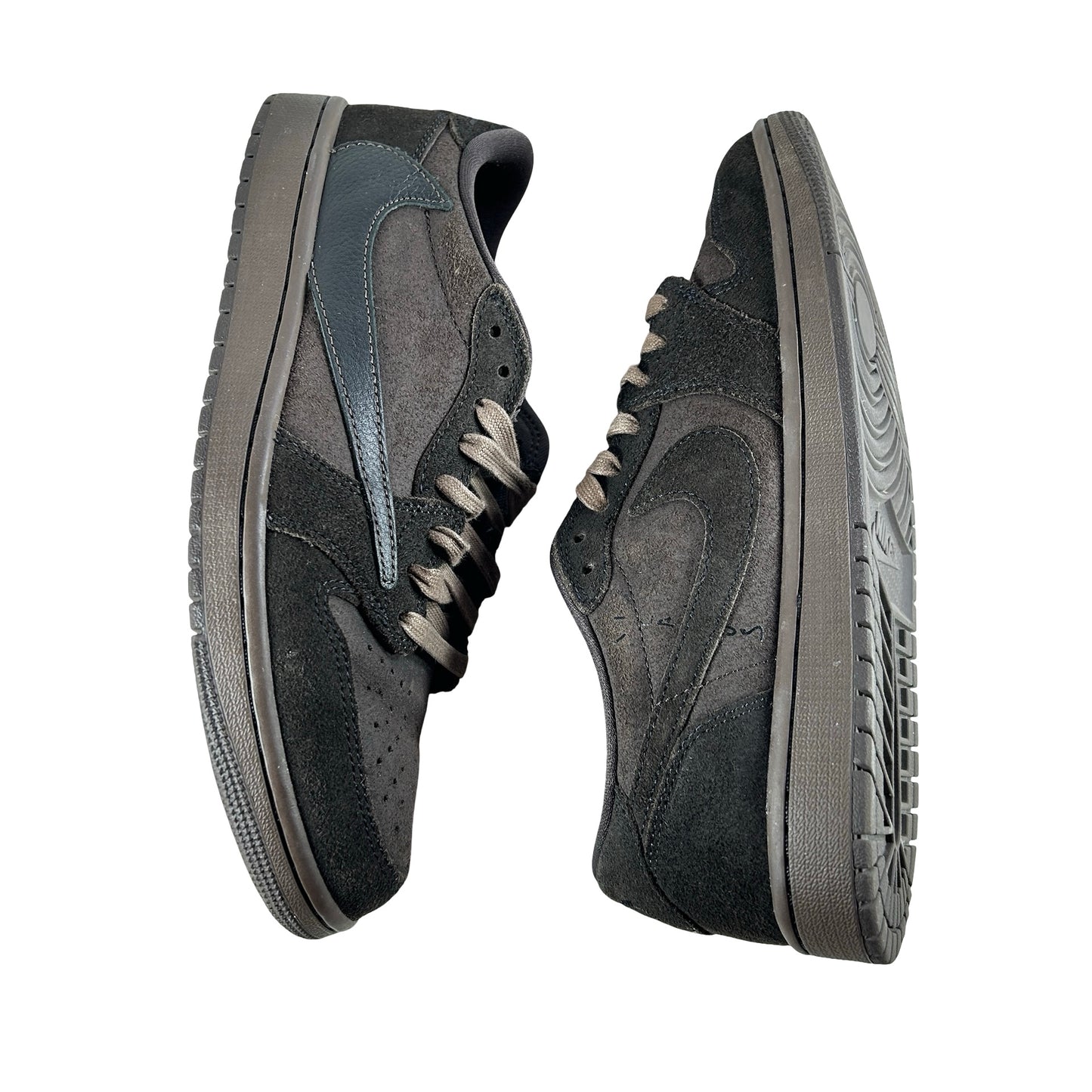DM7866 202 Jordan 1 Retro Low OG SP Travis Scott Velvet Brown [USED] - 8.5 M (Used2) (No Box)