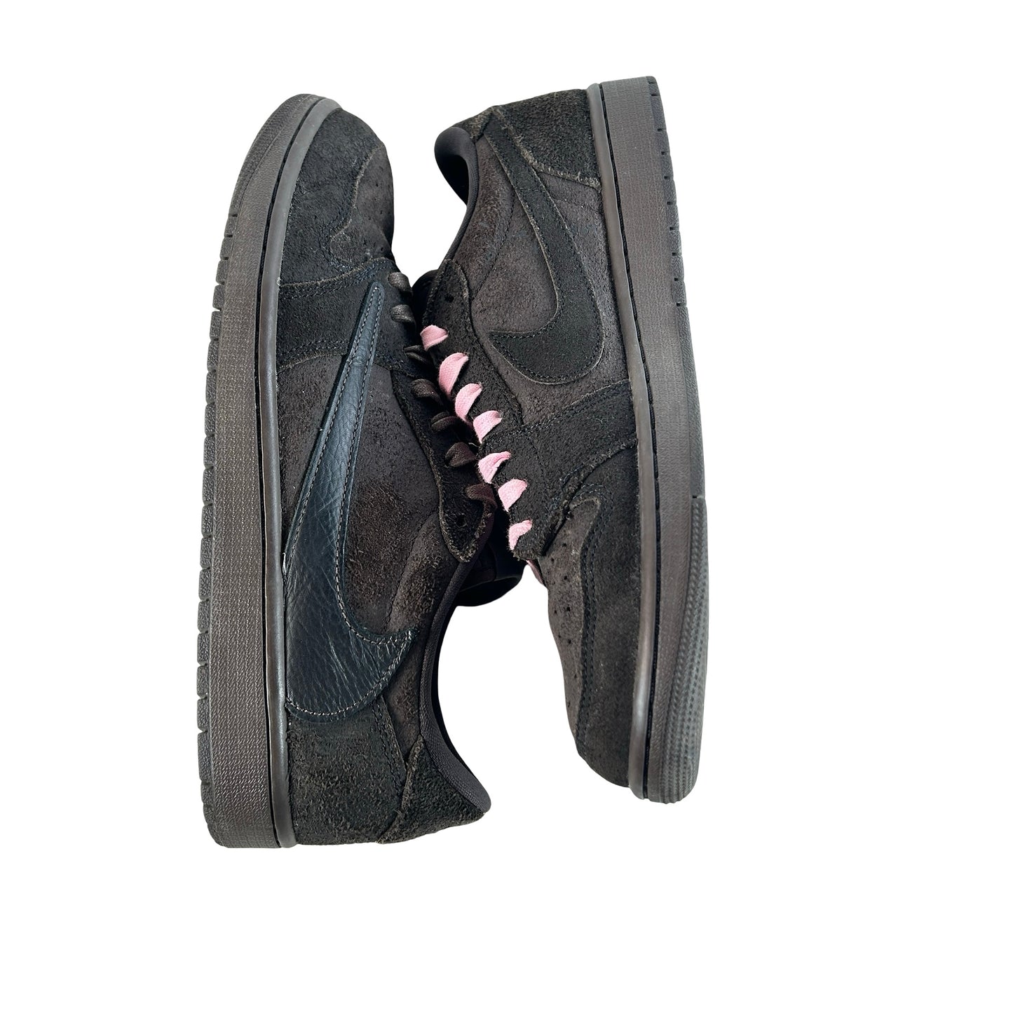 DM7866 202 Jordan 1 Retro Low OG SP Travis Scott Velvet Brown [USED] - 10 M (Used7)