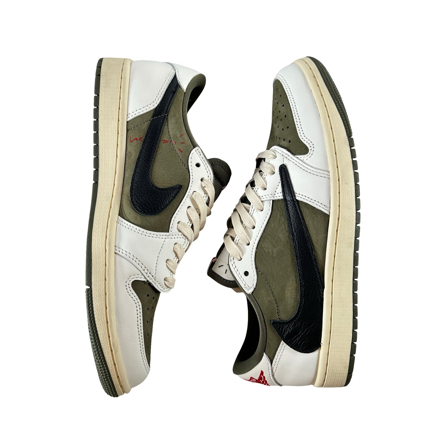DM7866 200 Jordan 1 Retro Low OG SP Travis Scott Medium Olive [USED] - 8.5 (VNDS)