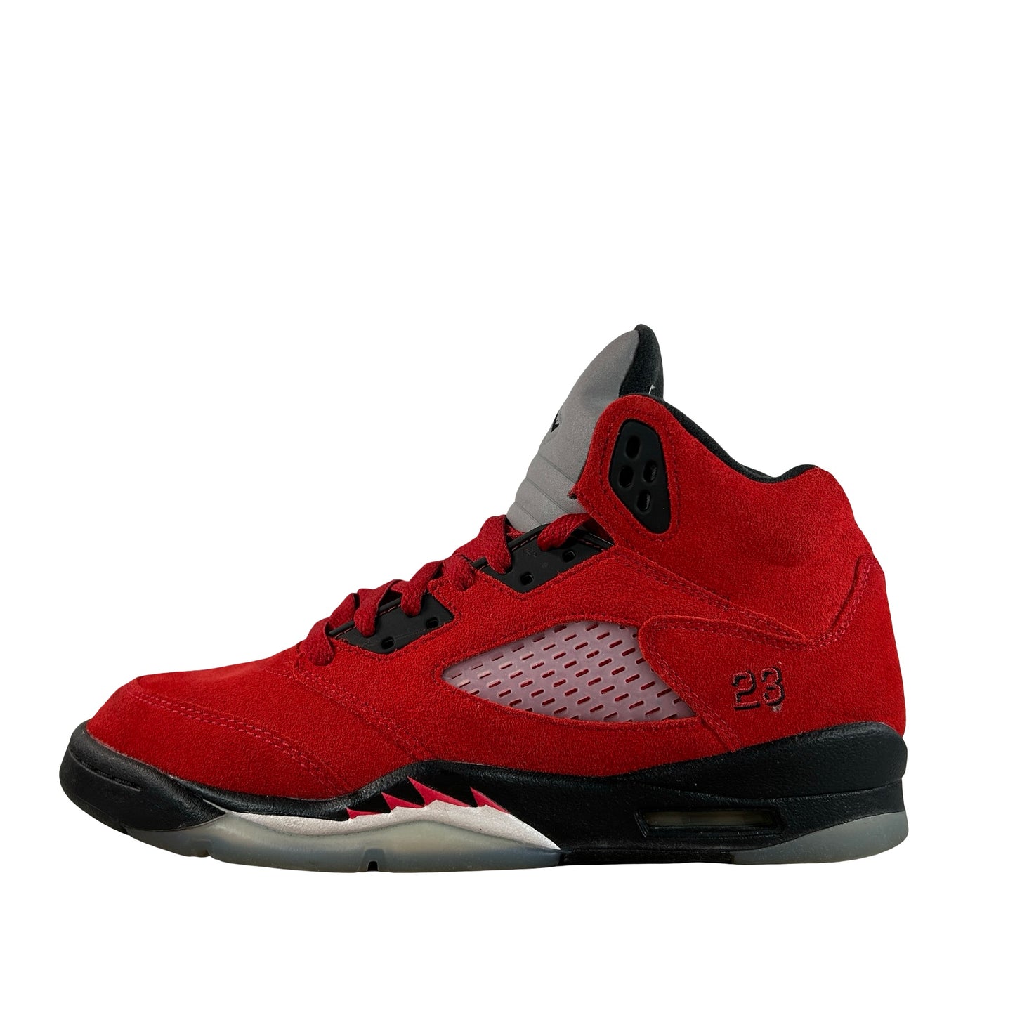 440888 600 Jordan 5 Retro Raging Bull Red (2021) (GS) [USED] - 7 Y (Used)