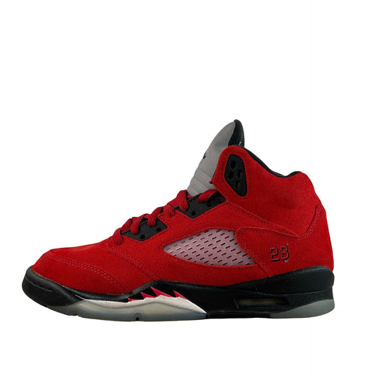 440888 600 Jordan 5 Retro Raging Bull Red (2021) (GS) [USED] - 7 Y (Used)