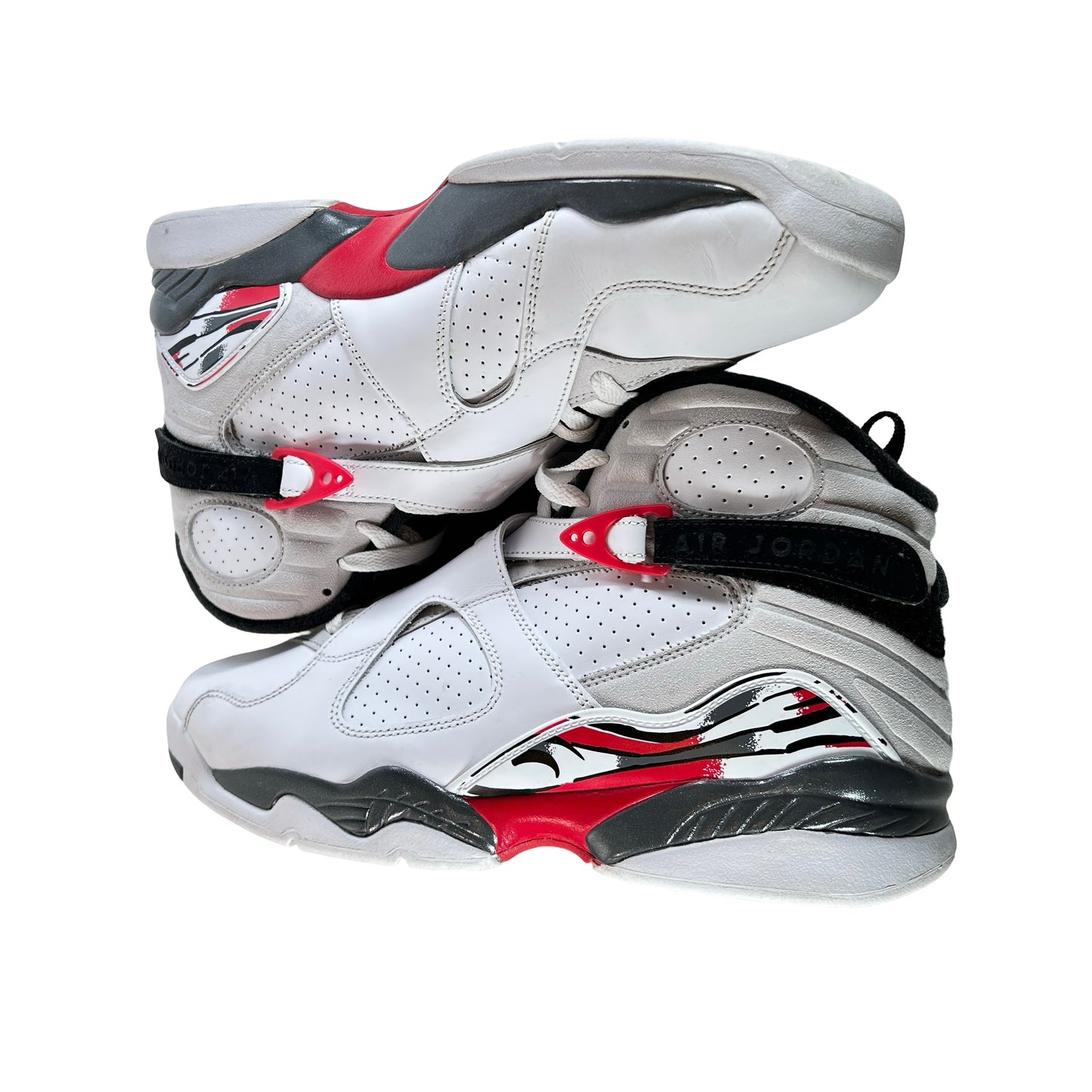 305381 100 Jordan 8 Retro White True Red (2025) [USED] - 11.5 M (Used4)